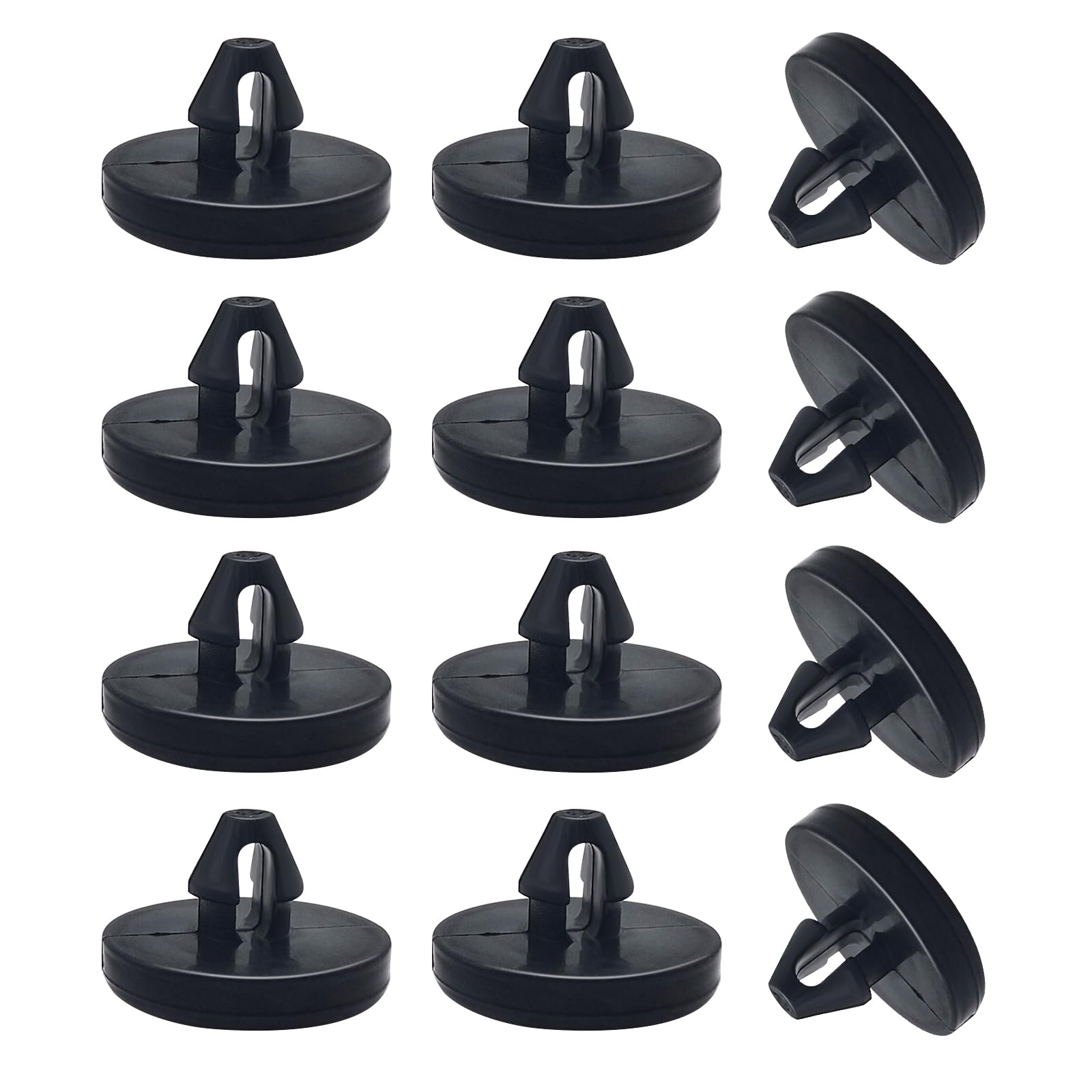 Ajxn 12 Pcs Brake Switch Stopper Car Truck Auto Brake Pedal Pad Brake Light Switch Stopper Brake Switch Pad Clutch Pedal Stopper