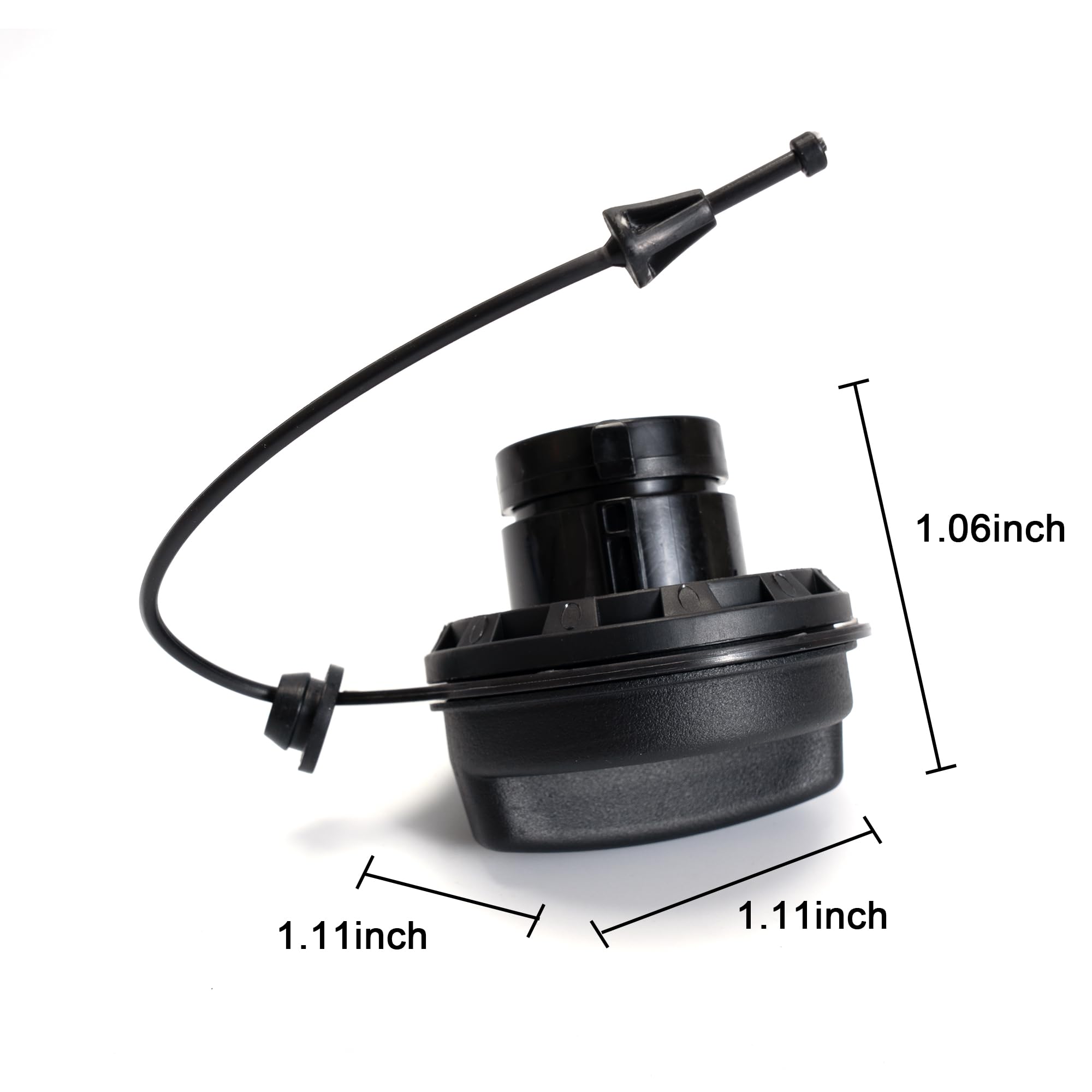 Rldym Gas Cap, Fuel Filler Tank Cap with Tether Strap Cord FC975 FC-975 for Ford 1998-2004 E150 E250 E350 for Lincoln Navigator
