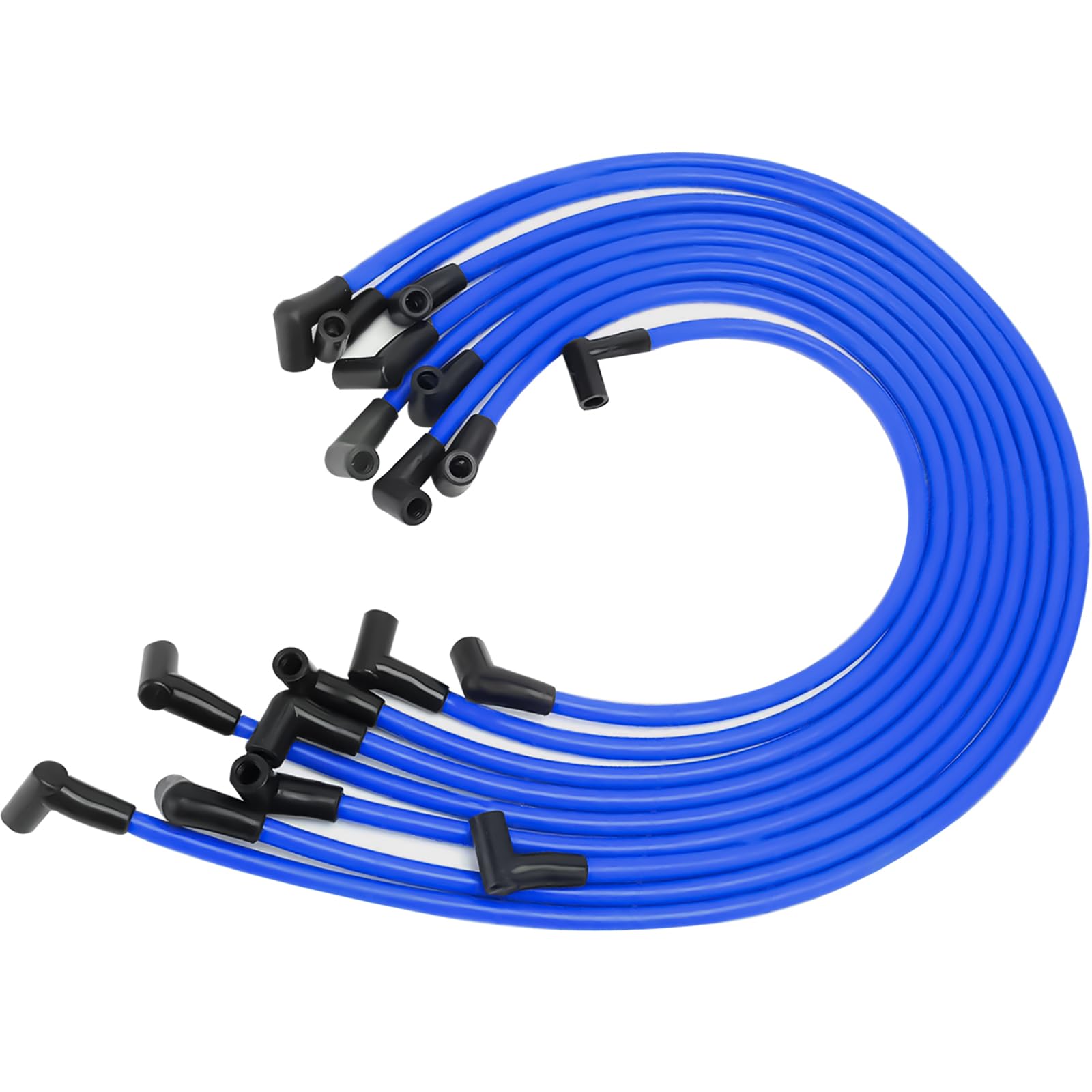 DTMAP 10.5mm Spark Plug Wire Set for Chevy HEI SBC BBC 350 383 400 454 Electronic Wires IW1010