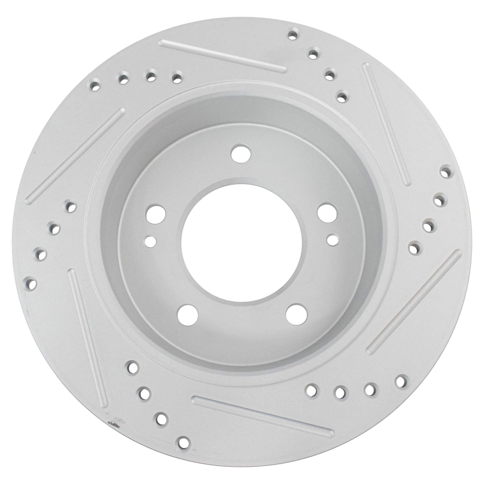 Trq Rear Performance Brake Rotor Drilled Slotted Pair Set For Elantra/Elantra Coupe/Elantra Gt/Forte/Forte Koup / Forte5 / Soul/