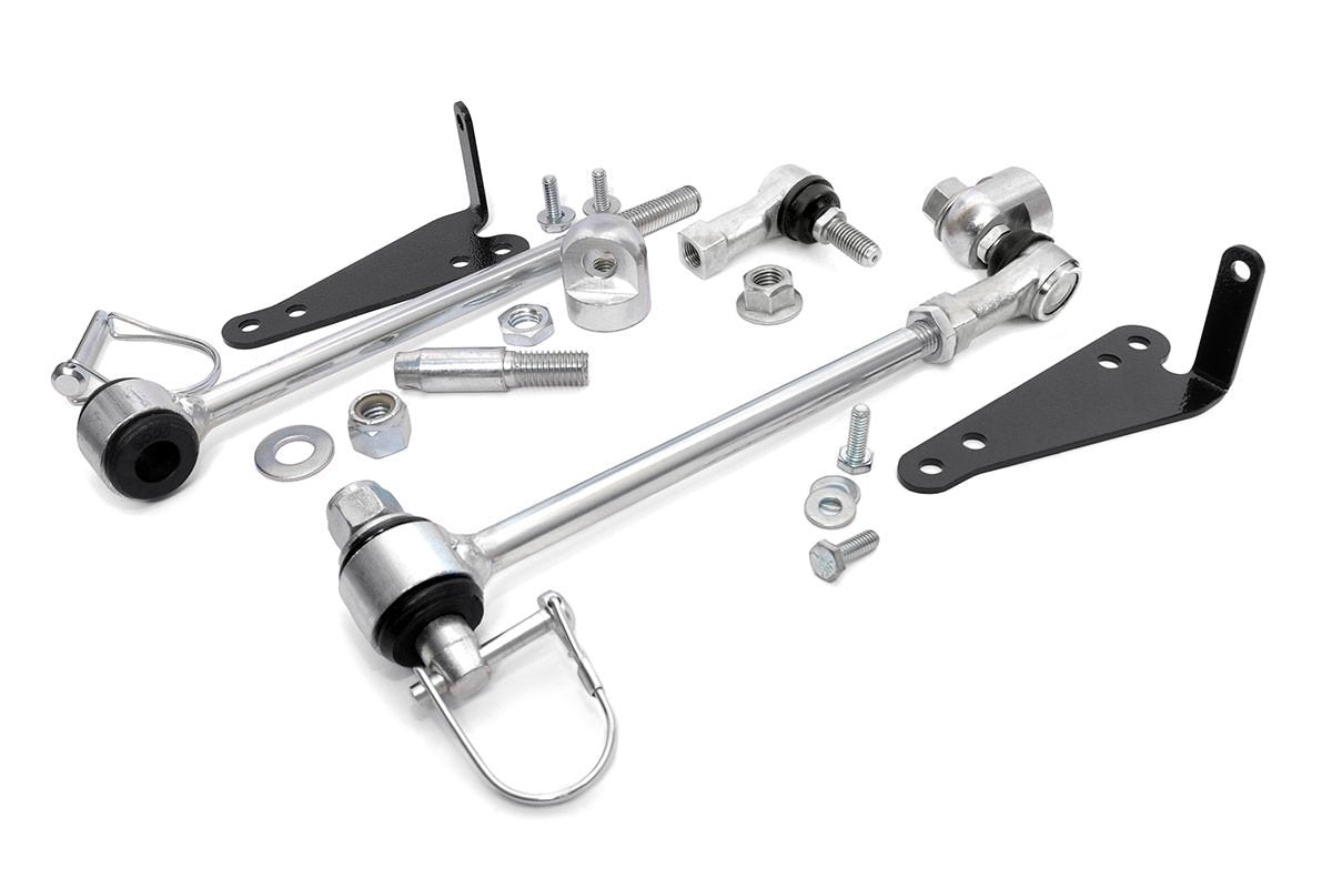 Rough Country Front Sway Bar Disconnects for 1997-2006 Wrangler TJ | 4-6 - 1142