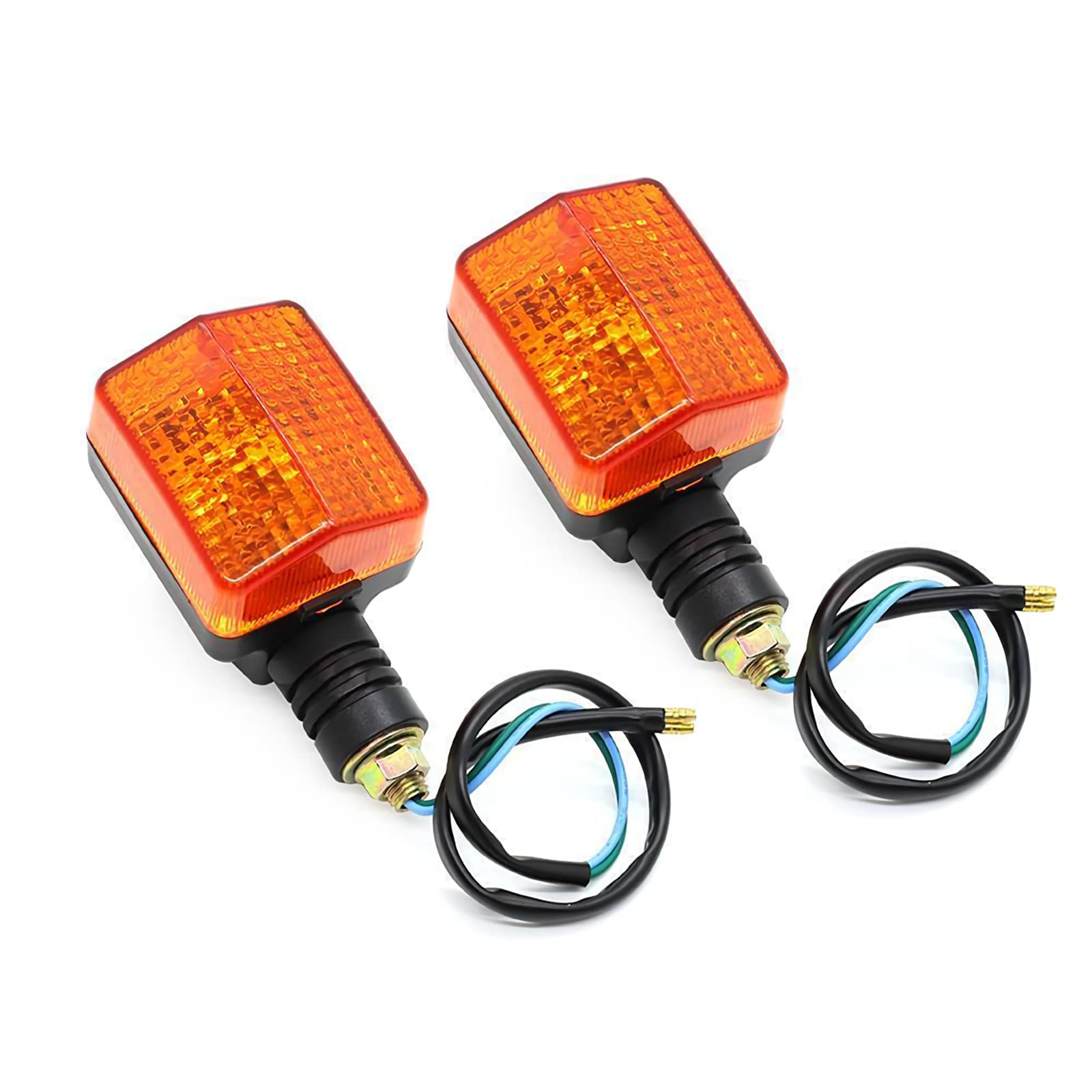 BuliBoao Motorcycle Rear Turn Signal Light Pair for Honda XL250R 1984-1987, XL350R 1984-1985, NX125 1988-1990, Nighthawk 250 CB2
