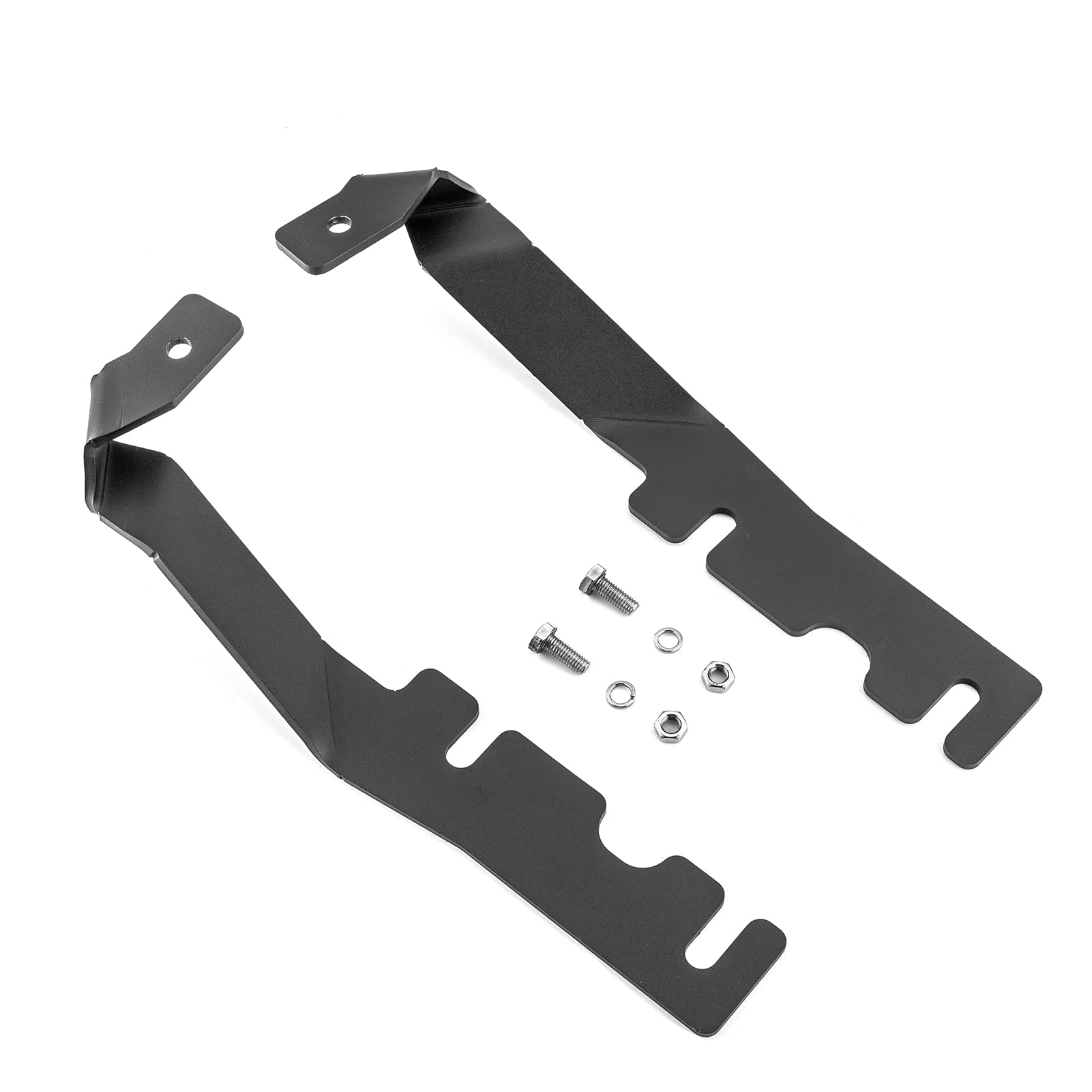 WeiSen Upper Hood Hinge Ditch Light Mount Bracket Compatible with Dodge Ram 1500 2019-2024 for Auxiliary Most 3 Inch Offroad Pod