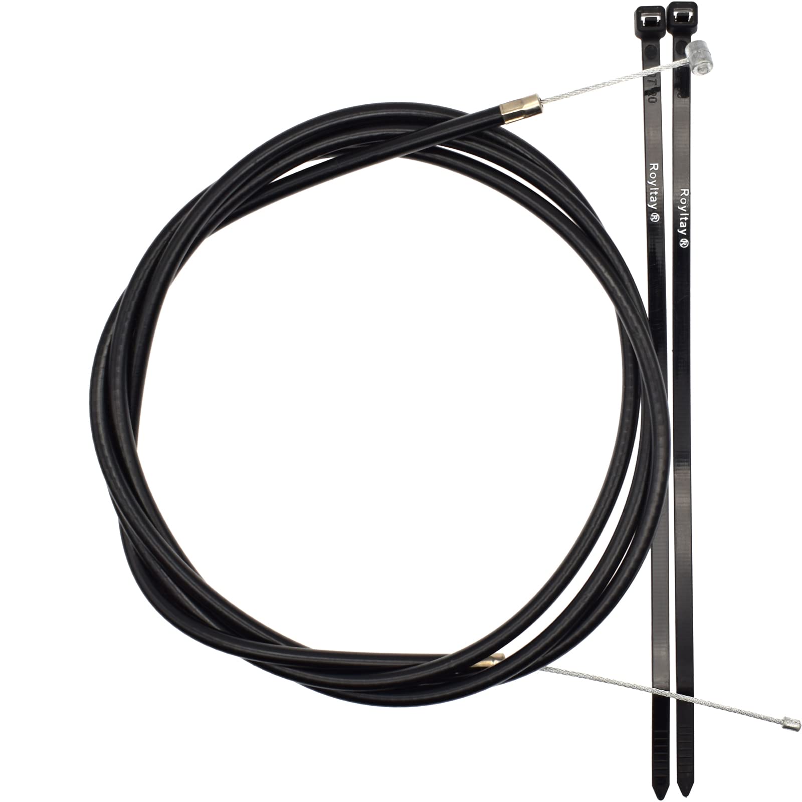 Royitay Universal 65 inch Throttle Cable 60 inch Housing Length for Manco Go Kart Cart Go-Cart Minibike Mini Bike ATV Bicycle (1