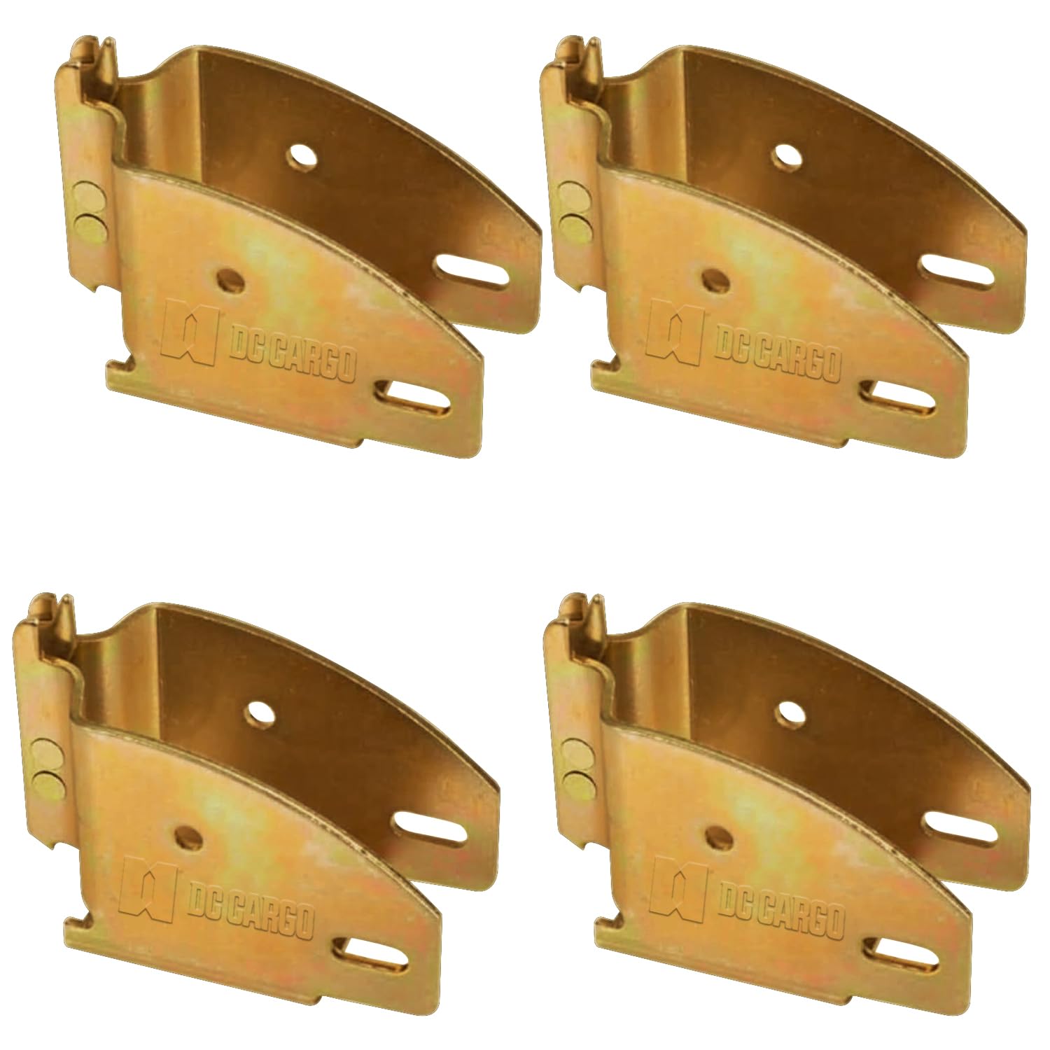 Dc Cargo E-Track Wood Beam End Socket Shelf Brackets For Custom Storage - Pack Of 4 - E Track Accessories For Enclosed Trailers