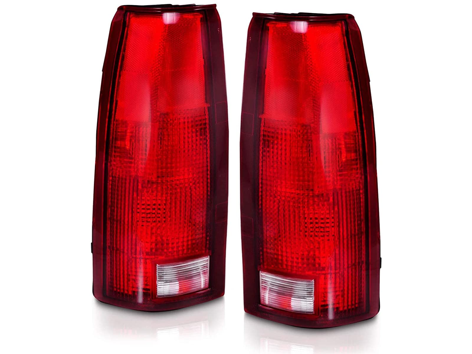 AmeriLite OE Replacement Halogen Tail Lights For Chevy GMC c1500 C/K C10 Silverado Sierra Tahoe Yukon Full-Size Blazer - Driver