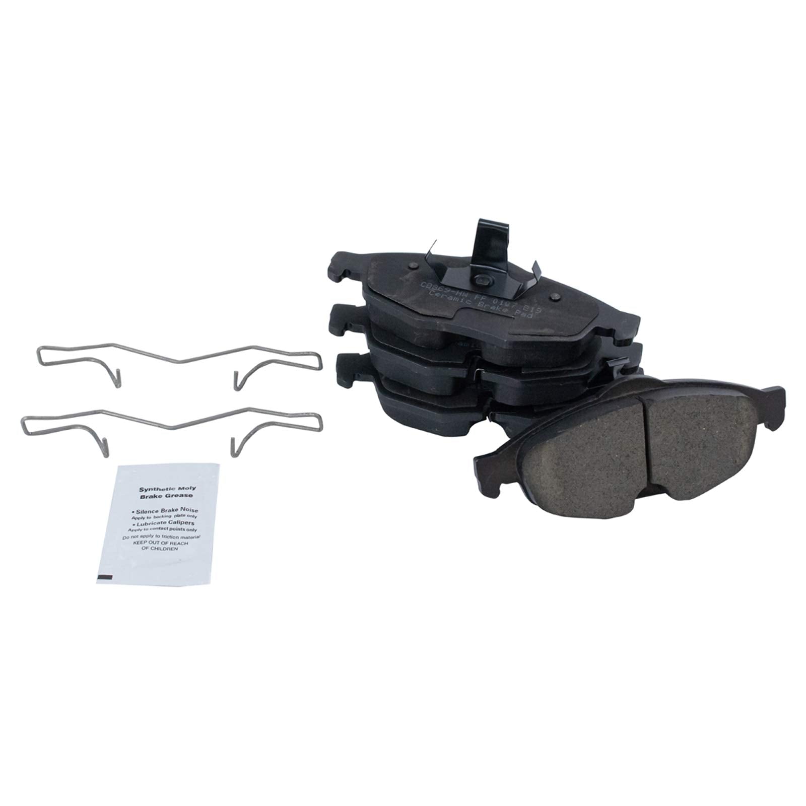 Trq Front Brake Pad & Rotor Kit Brake Pads Brake Rotor Ceramic Compatible With 2001-2006 Chrysler Sebring 2001-2005 Dodge Stratu