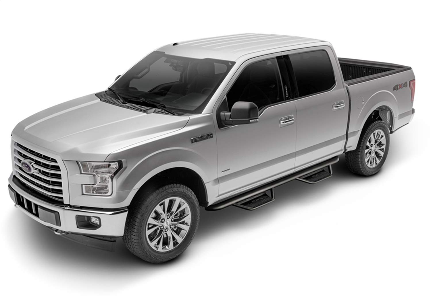 N-Fab Podium Lg Steps For Toyota Tundra | Cab Length, Stainless Steel, Textured Black | Hpt2282Cc-Tx | Fits 2022-2024 Toyota Tun