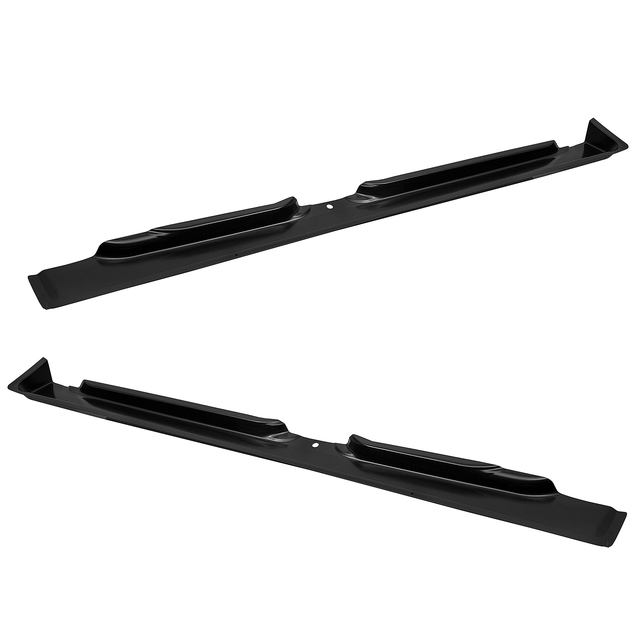 KUAFU Outer Rocker Panel for 2002-2009 Dodge Ram 1500 2500 3500, Alloy Steel, Black, Driver & Passenger Side, Model BL1806