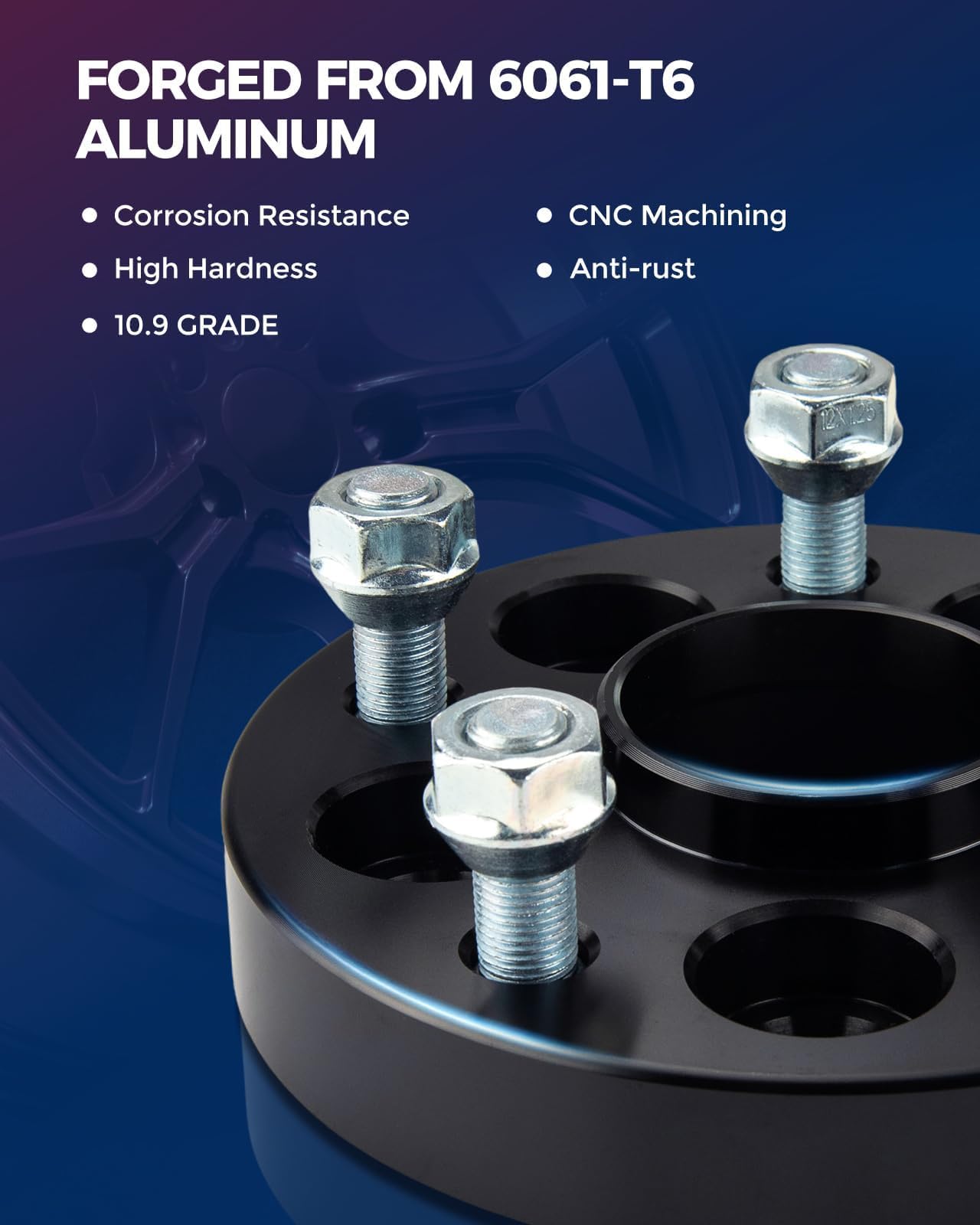 KAX 5x5.5 Wheel Spacers,1.5 inch 5 Lug Hub Centric Wheel Spacers fit for Ram 1500, Dakota, Durango with 9/16'' x18 Studs 77.8mm