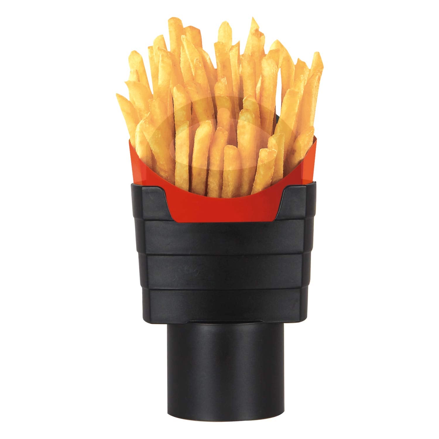 Isaddle French Fry Cup Holder - Automotive Interior Accessories Chips Cupholder For Cell Phone Fast Food Drink Beverage Key Fob