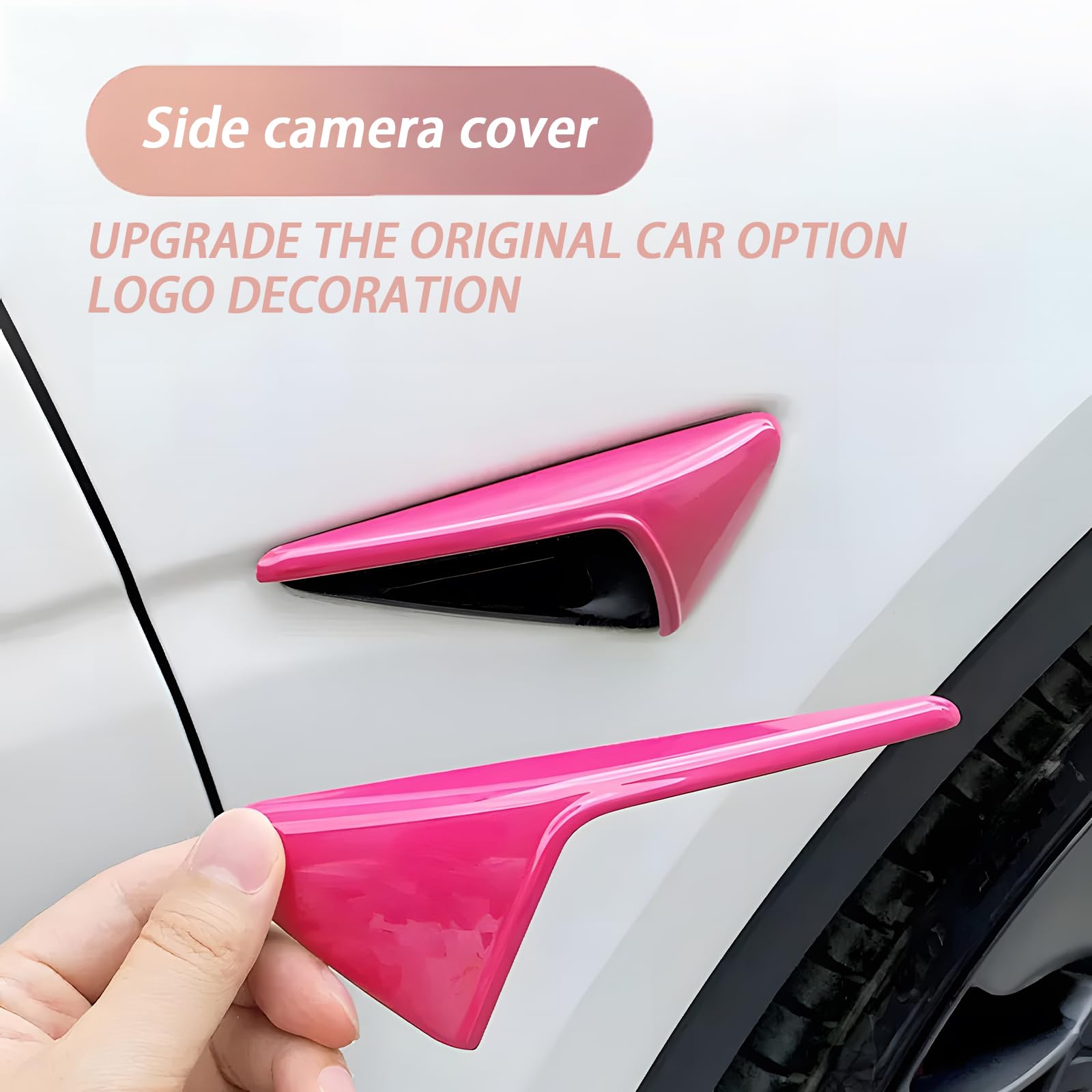 YJMOTOR Fit Tesla Model 3 HW3.0 Turn Signal Side Camera Protection Cover Decoration Accessories fit for Tesla Model Y 2017-2023