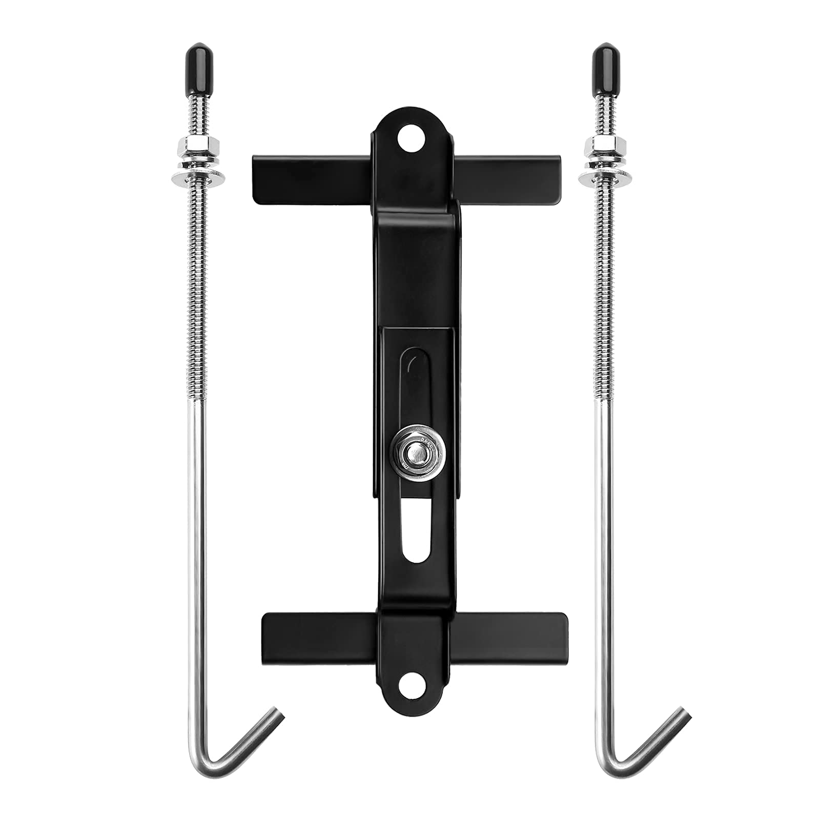 Aronova Adjustable Battery Hold Down,Universal Crossbar With 8''Length,18-8 (304) Stainless Steel J Bolt Sets