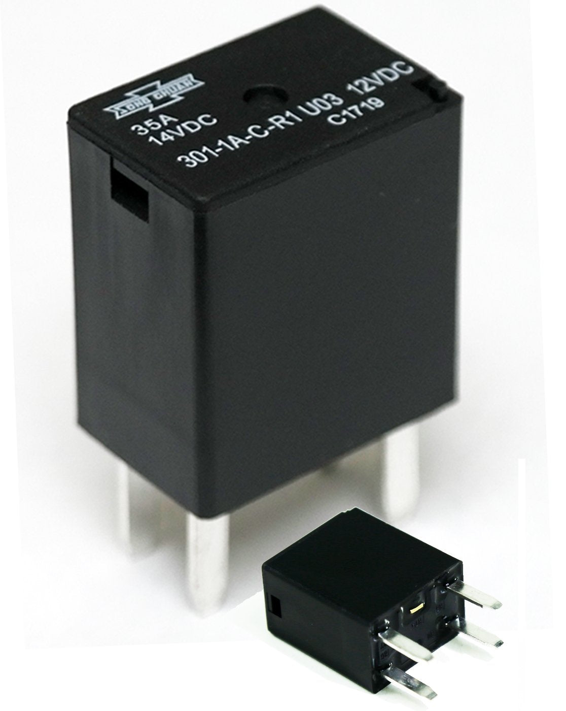 Song Chuan 301-1A-C-R1-U03 12Vdc Micro 280 Spst 35A Relay (Pack Of 1)
