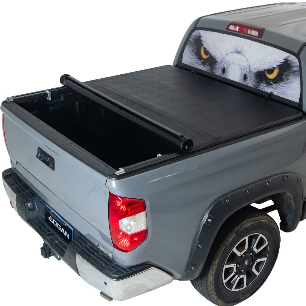 Logan Tonneau Cover Soft Roll Up For 2015-2024 F150,Truck Bed Covers Compatible With 2015-2024 F150 5.5Ft