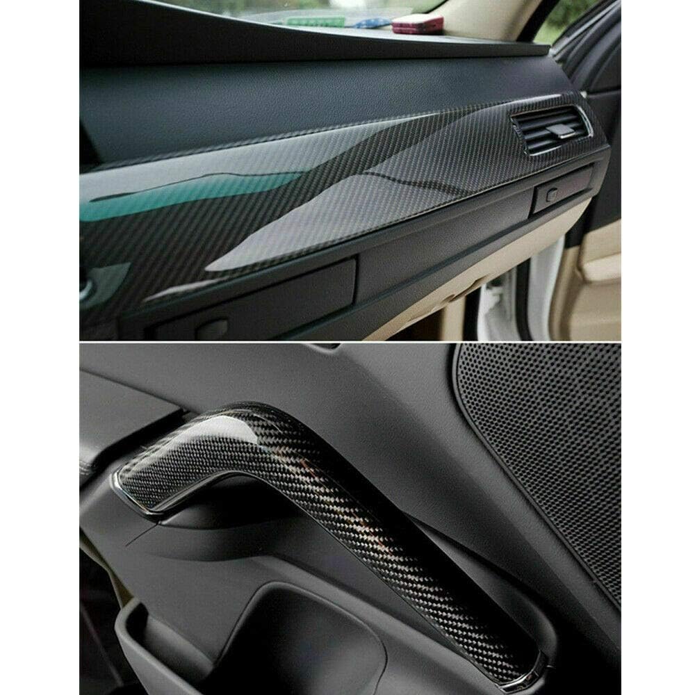 MACHSWON 5D Car Carbon Fiber Vinyl Wrap Roll, Self-Adhesive Film Sticker for Cars and Motorcycles, Interior/Exterior DIY Decorat