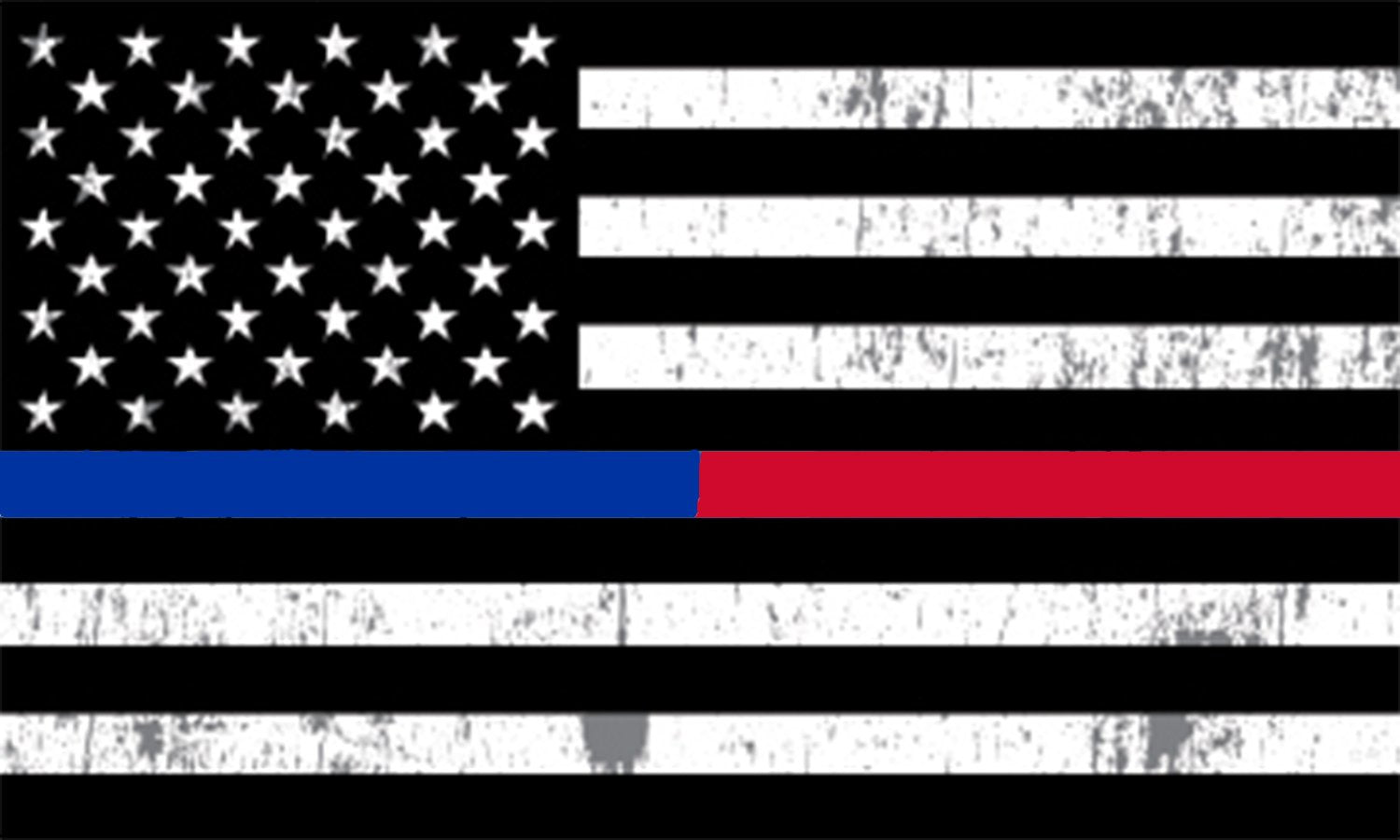 Rogue River Tactical Thin Red Blue Line Lives Matter Flag Car Decal Bumper Sticker Support Law Enforcement Police Officers And F