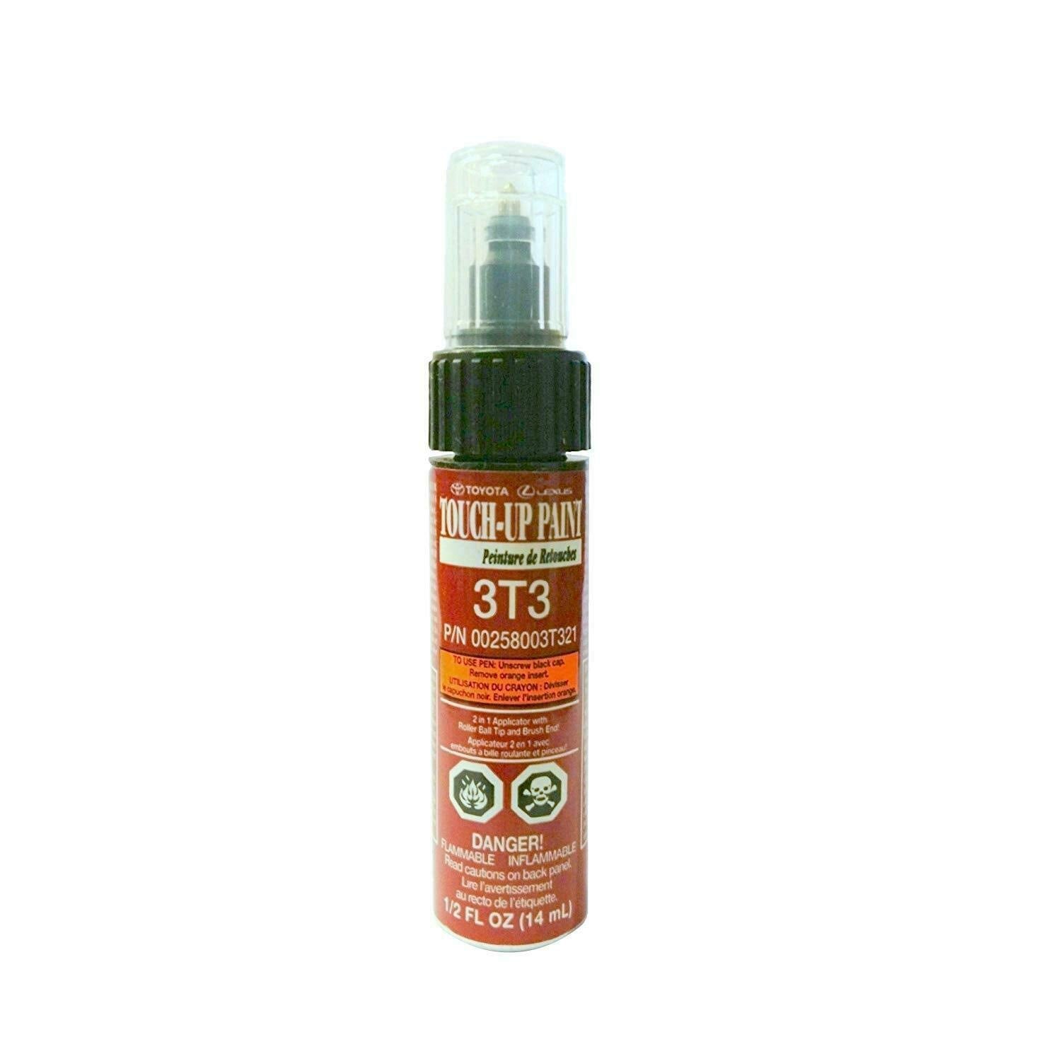 Toyota Touch-Up Paint Pen, Ruby Flare Pearl, 0.5 Fl Oz, Model 00258-003T3-21