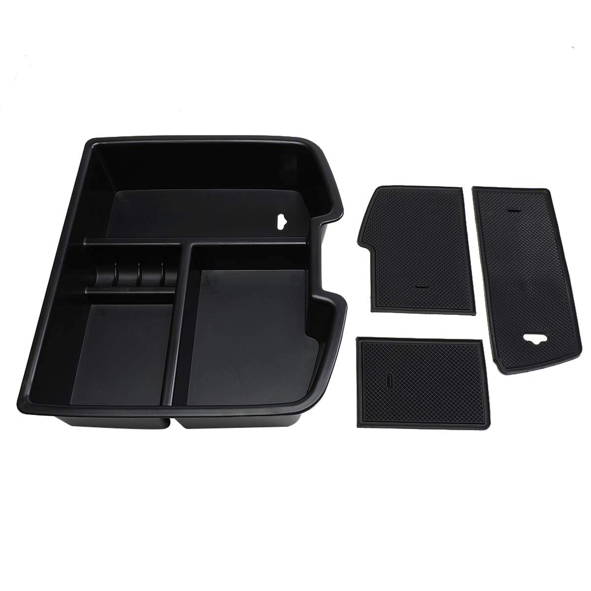 Dna Motoring Ztl-Y-0018 Center Console Armrest Organizer Tray (For 07-14 Tahoe/Yukon), 1 Pack,Black