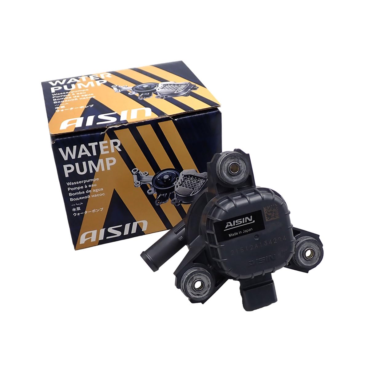 AISIN WQT-001 New OEM Drive Motor Inverter Cooler Water Pump - Compatible with Select Lexus CT200h, RX450h Scion iQ Toyota Highl