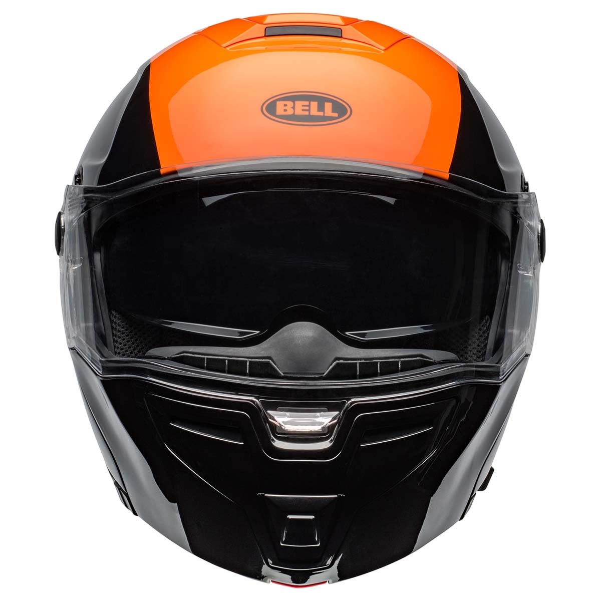 BELL SRT Modular Helmet - Fiberglass, Gloss Velo Black/Orange, Small, Model 7158710