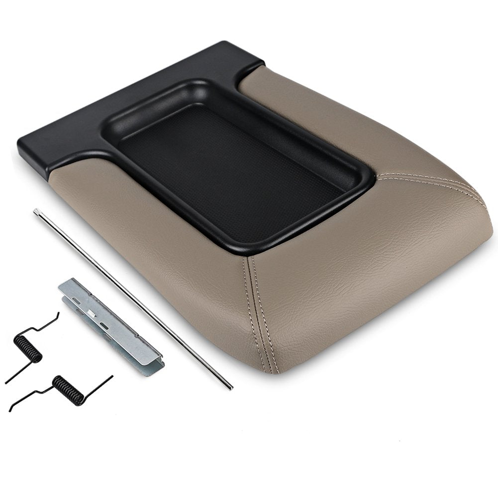 VANJING Center Console Lid Cover Armrest Kit Compatible with Cadillac Chevrolet GMC Pickup Truck Suburban Tahoe Silverado Sierra