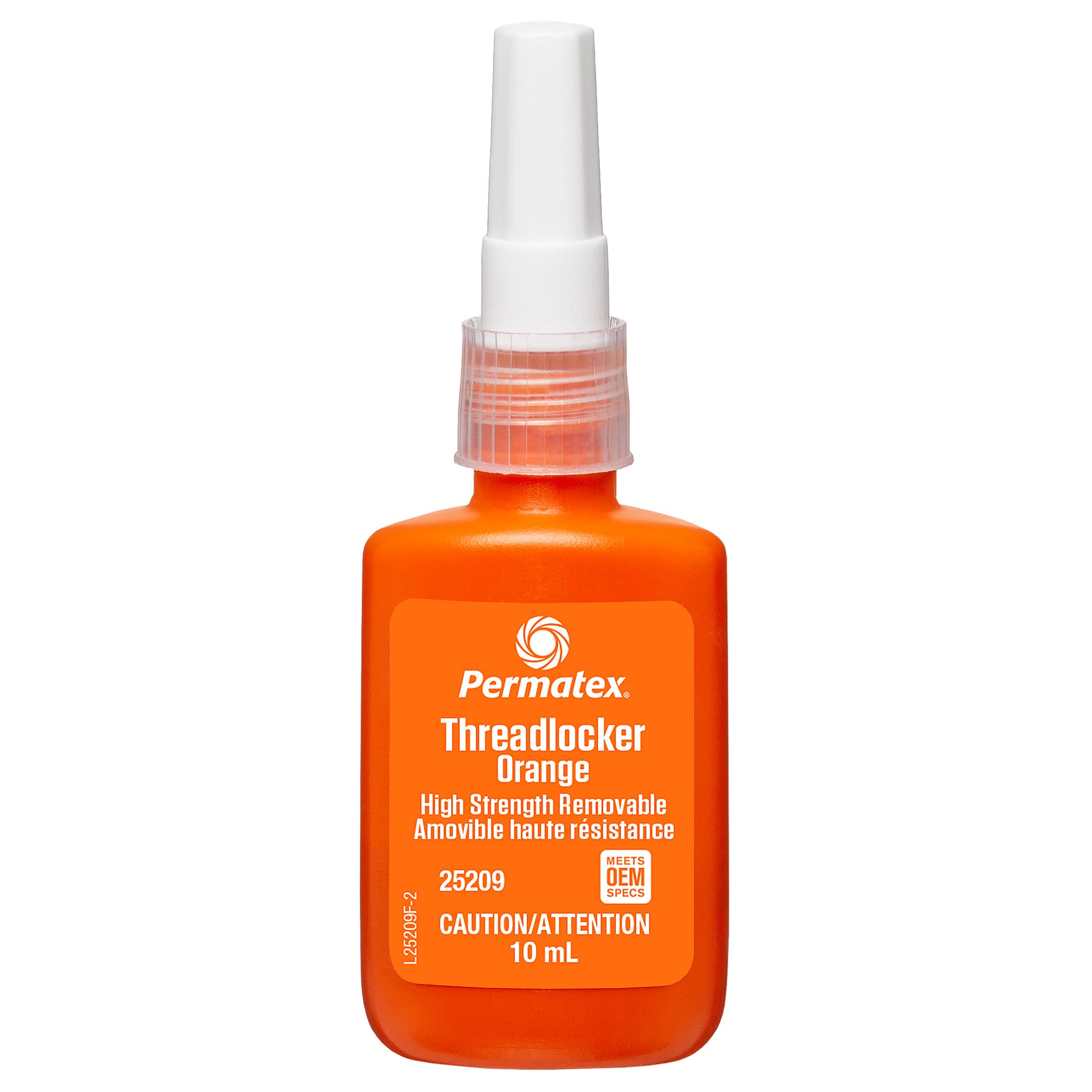 Permatex High Strength Removable Threadlocker - Orange, 10 ml, Model 25209