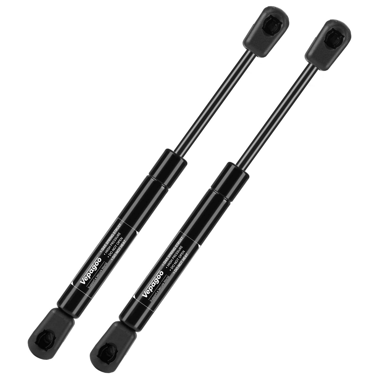 Vepagoo 11 inch 60Lb/267N Gas Strut Shock for Truck Tool Box Lid, Weatherguard Toolbox Lift Support Camper Topper Window Cadet D