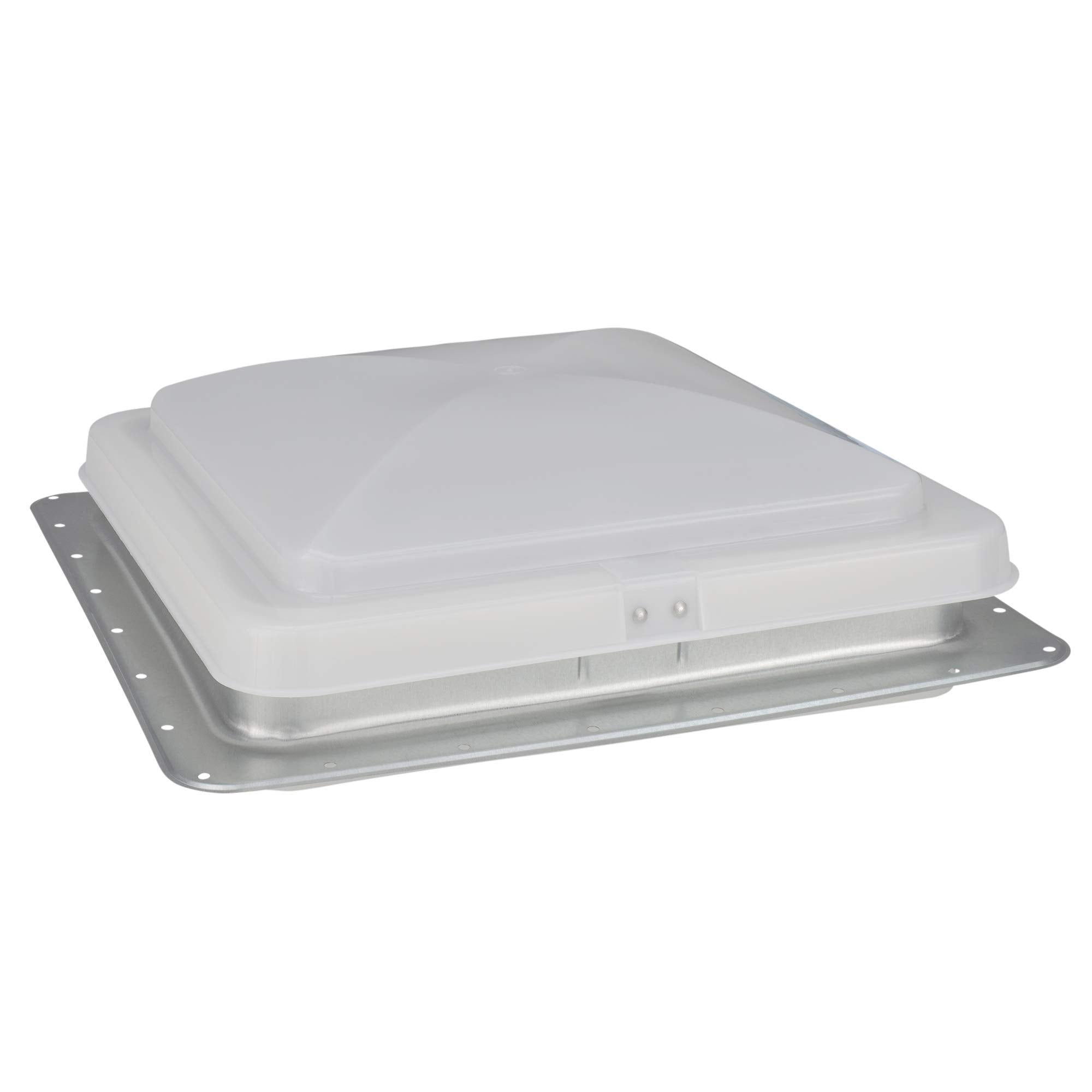 HENG'S 14'' RV Roof Vent Kit w/Butyl Tape w/12 Volt Fan | White | #71112-C | RV Replacement Vent