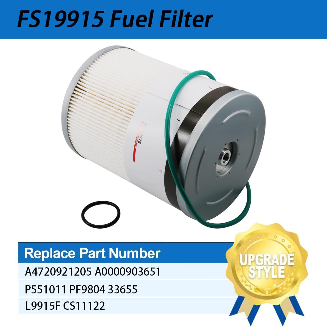 FS19915 Fuel Water Separator Filter Replace A4720921205 A0000903651 P551011 PF9804 33655 L9915F CS11122 P550854 Compatible with