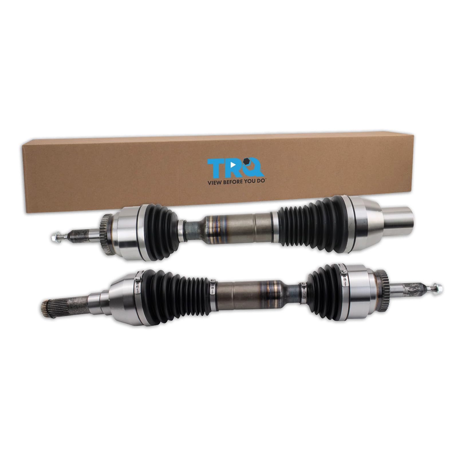 TRQ Front CV Axle Shaft Assembly Set Compatible with 2018-2021 Ford Expedition 2016-2020 F-150 Lincoln Navigator