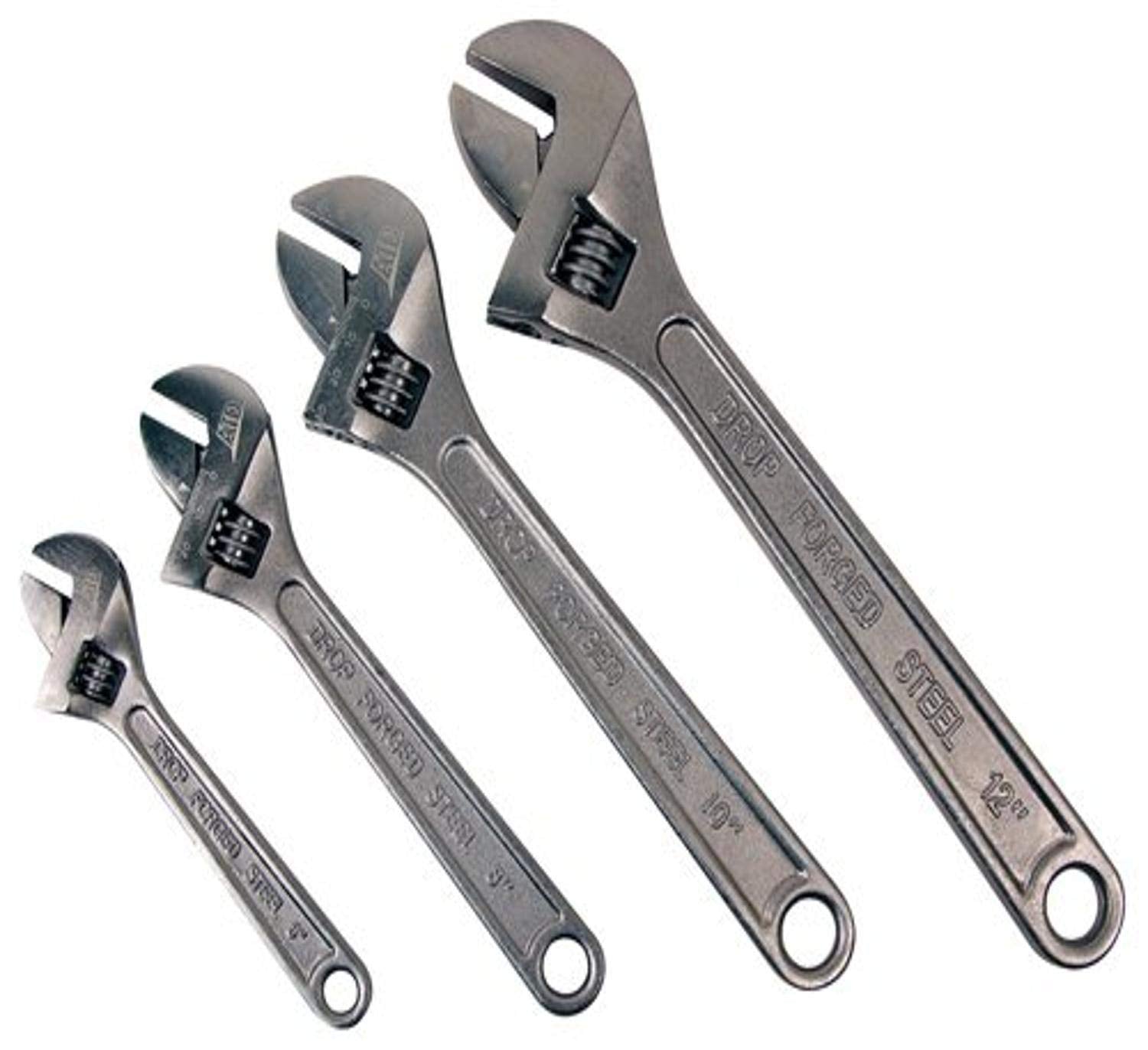 ATD Tools 425 4-Piece Adjustable Wrench Set