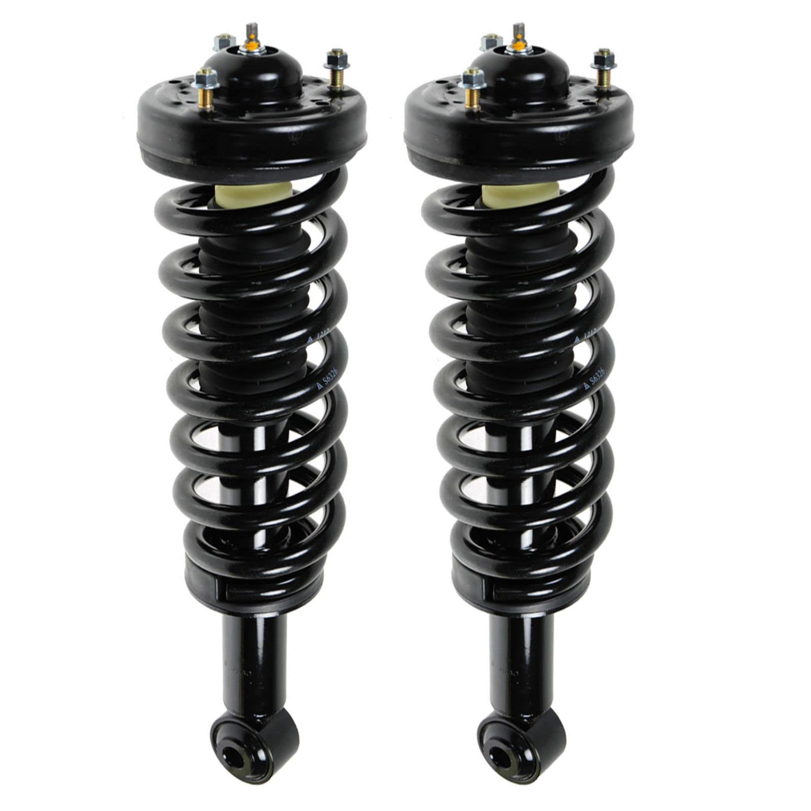 Trq Front Strut & Coil Spring Assembly Set Driver & Passenger Sides Compatible With 07-13 Ford Expedition Lincoln Navigator