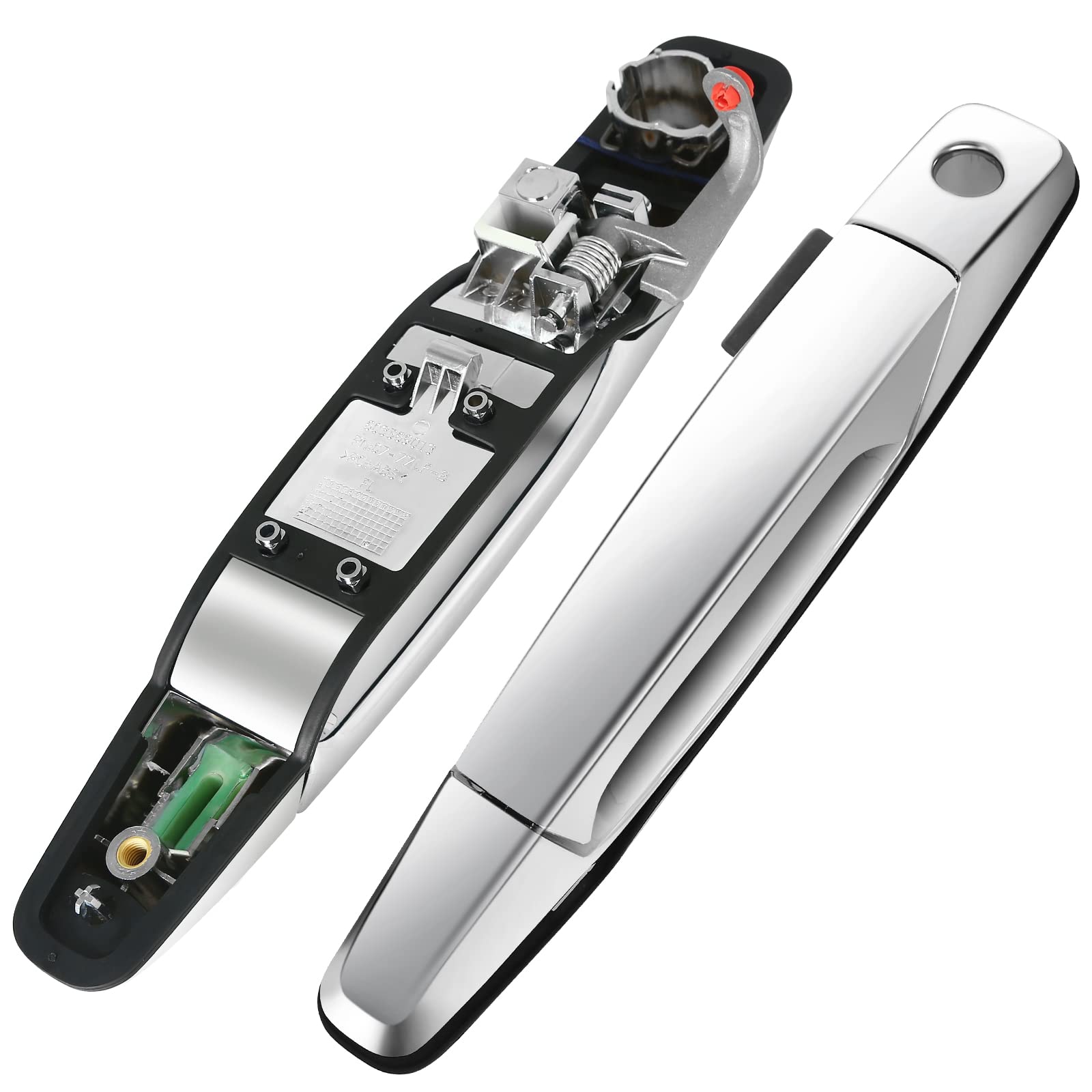 Exterior Front Driver Side Door Handle Compatible with 2007-2013 Cadillac Escalade, Chevrolet Chevy Silverado Tahoe Avalanche Su