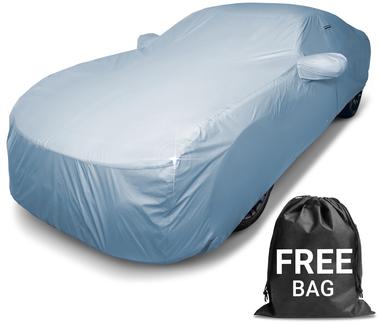 iCarCover 15-Layer Car Cover Waterproof All Weather | Premium Quality Car Covers for Automobiles, UV Protection, Trans AM, Panam