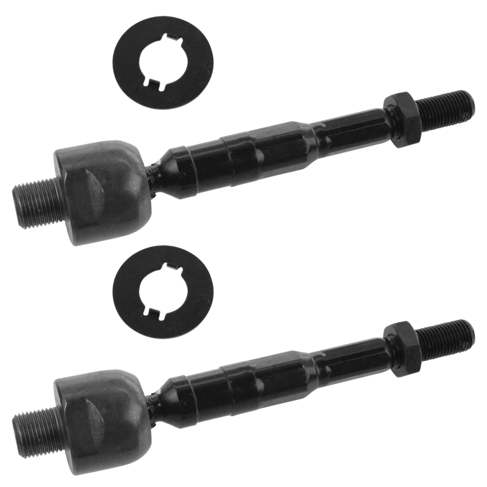 TRQ Front Inner Tie Rod Set Compatible with 2006-2011 Honda Civic