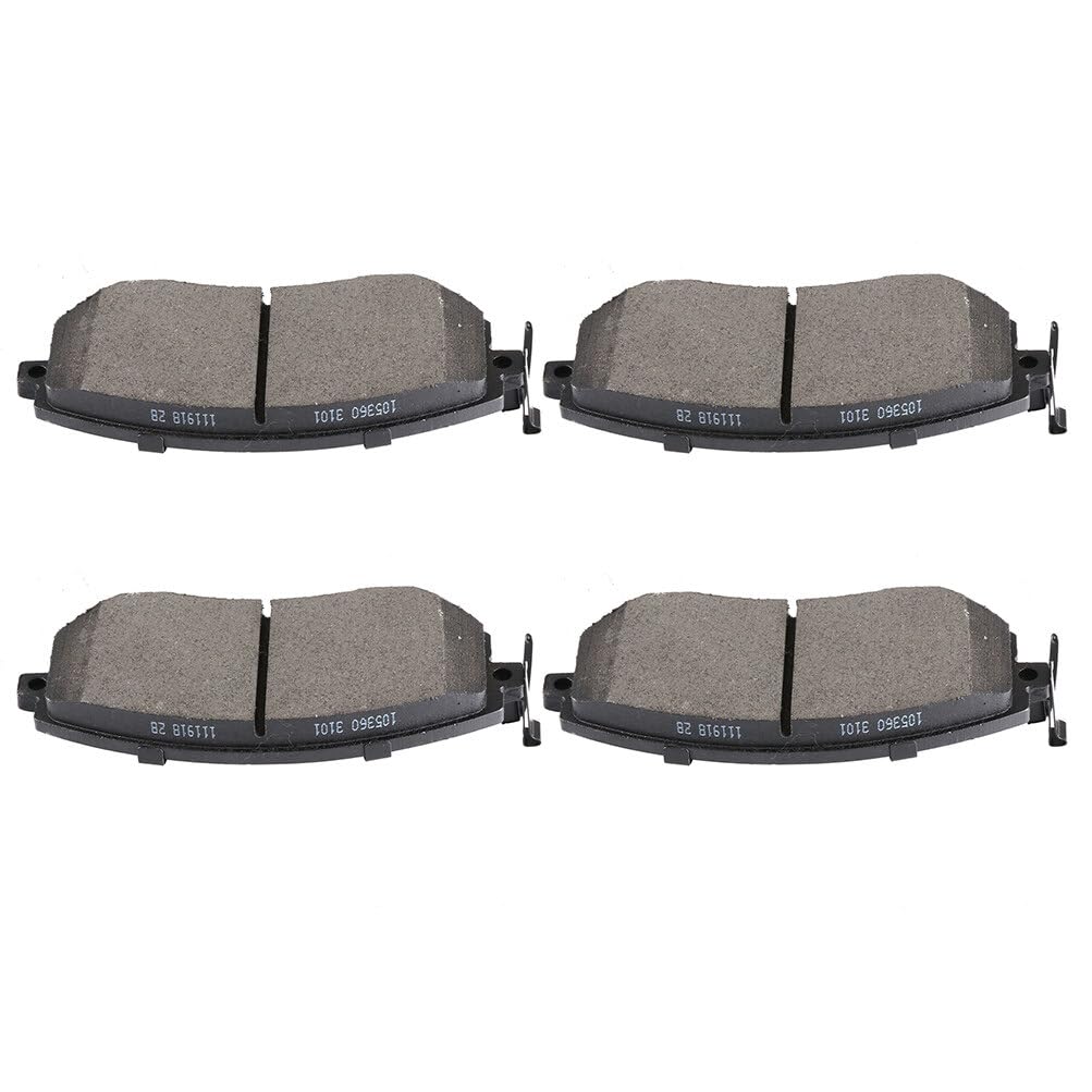 Cciyu D1539 Front Semi-Metallic Disc Brake Pads Kit For Scion Fr-S 13-16,For Subaru Brz 13-18,For Subaru Impreza 11-16,For Subar
