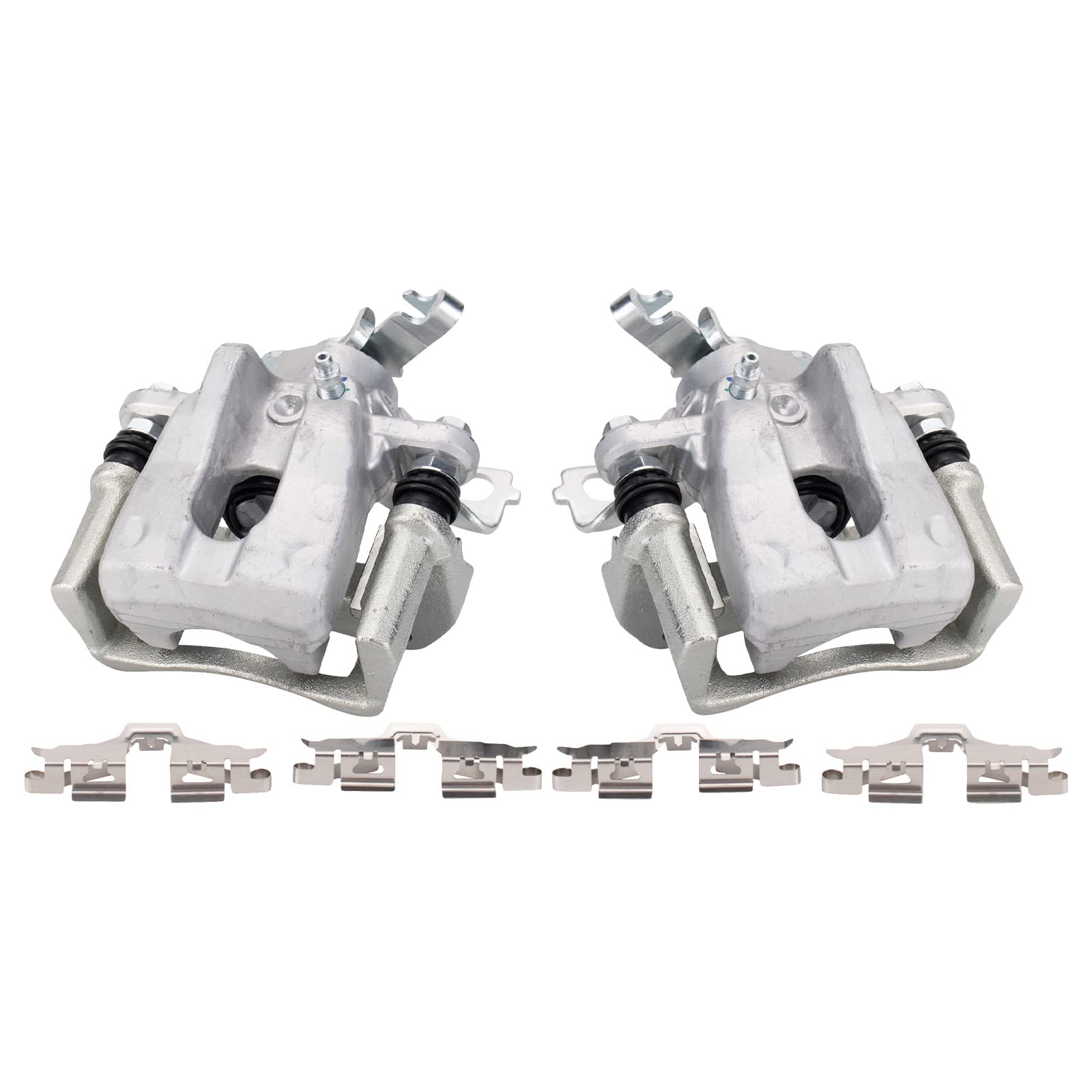 Trq Rear Brake Caliper Set Compatible With 2009-2010 Pontiac Vibe 2009-2013 Toyota Matrix