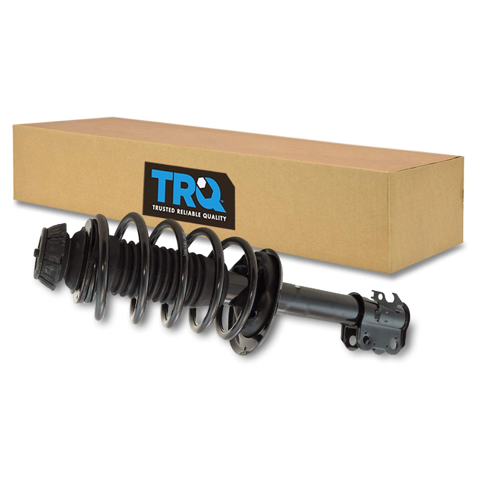 Trq Front Left Complete Strut & Coil Spring Assembly Drivers Side Compatible With 2012-2018 Toyota Prius C