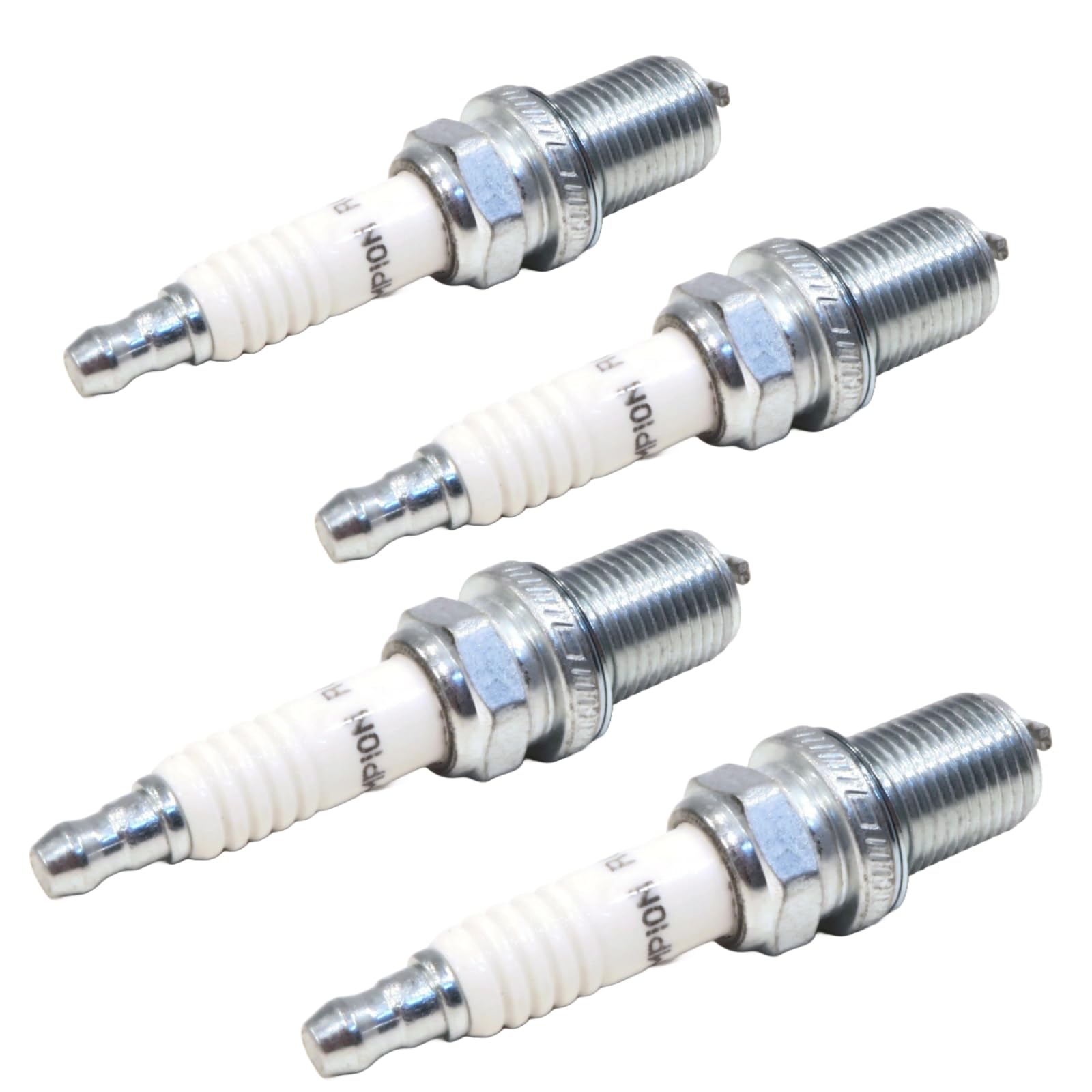 Champion Genuine Spark Plug RC12YC (4 Pack) Copper Plus 71 (4-Cycle Engines) C12YCC, RC12YCC, RC12YCC4, RFN12Y