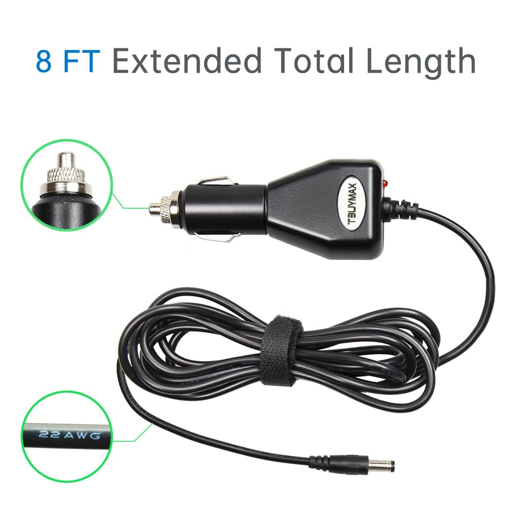 12 Volt Car Vehicle Lighter Adapter For Spectra S1, S2 Breast Pump - Replacement Power Adapter For Spectra S1,S2 Pumps Made Afte