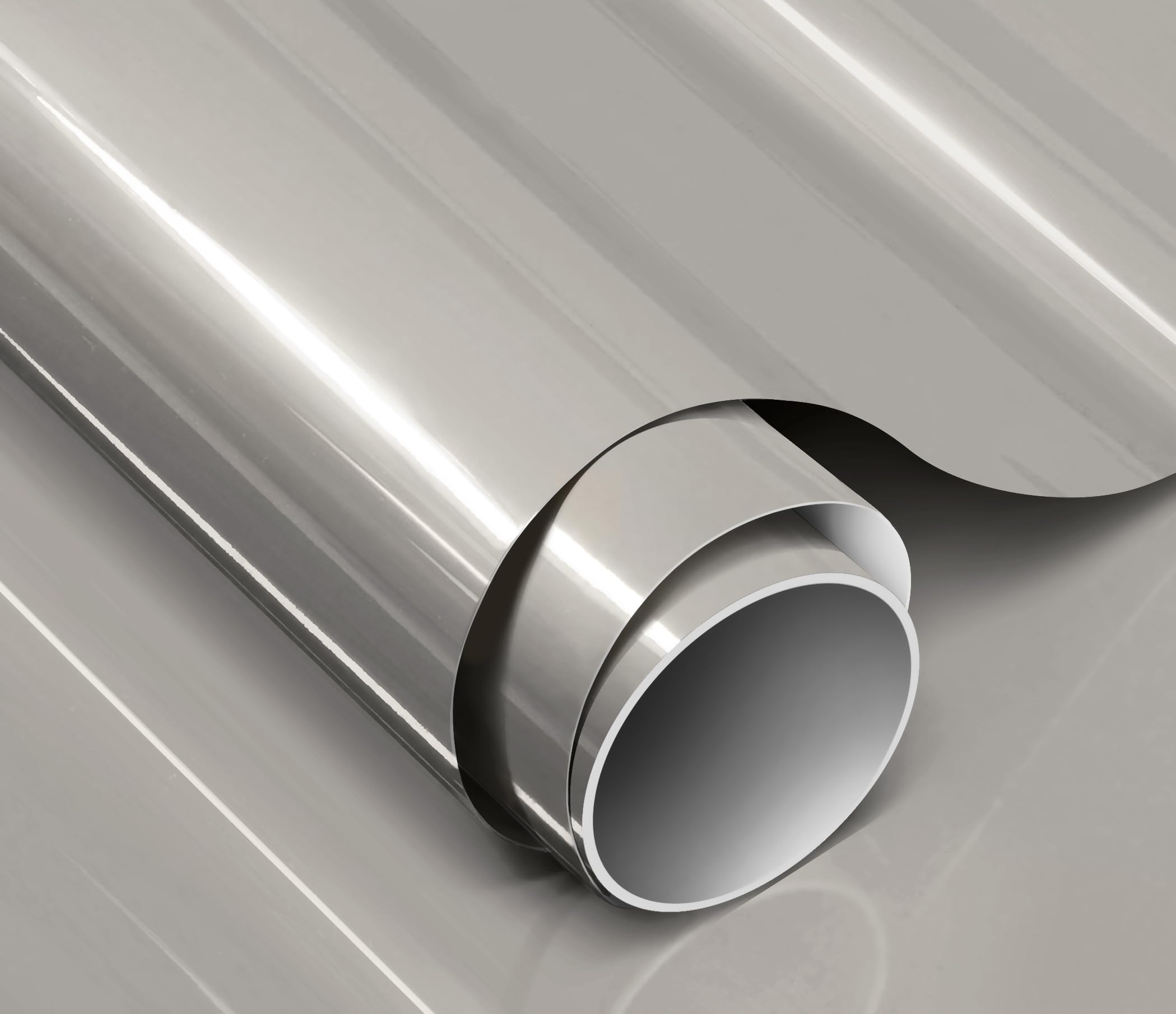Colorfusion Ppf By Vvivid, Gloss Chalk Grey Dry Apply Ppf Vinyl Car Wrap Roll 1Ft X 5Ft