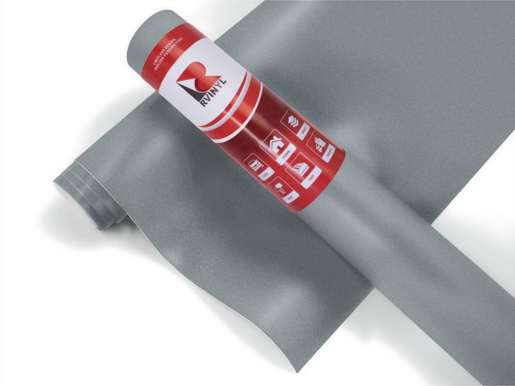3M 2080 Series M21 Matte Silver Dual Cast Lustrous Vinyl Car Wrapping Film - 1Ft X 1Ft - 1Sq Ft - Bubble Free Vehicle Sheet Roll