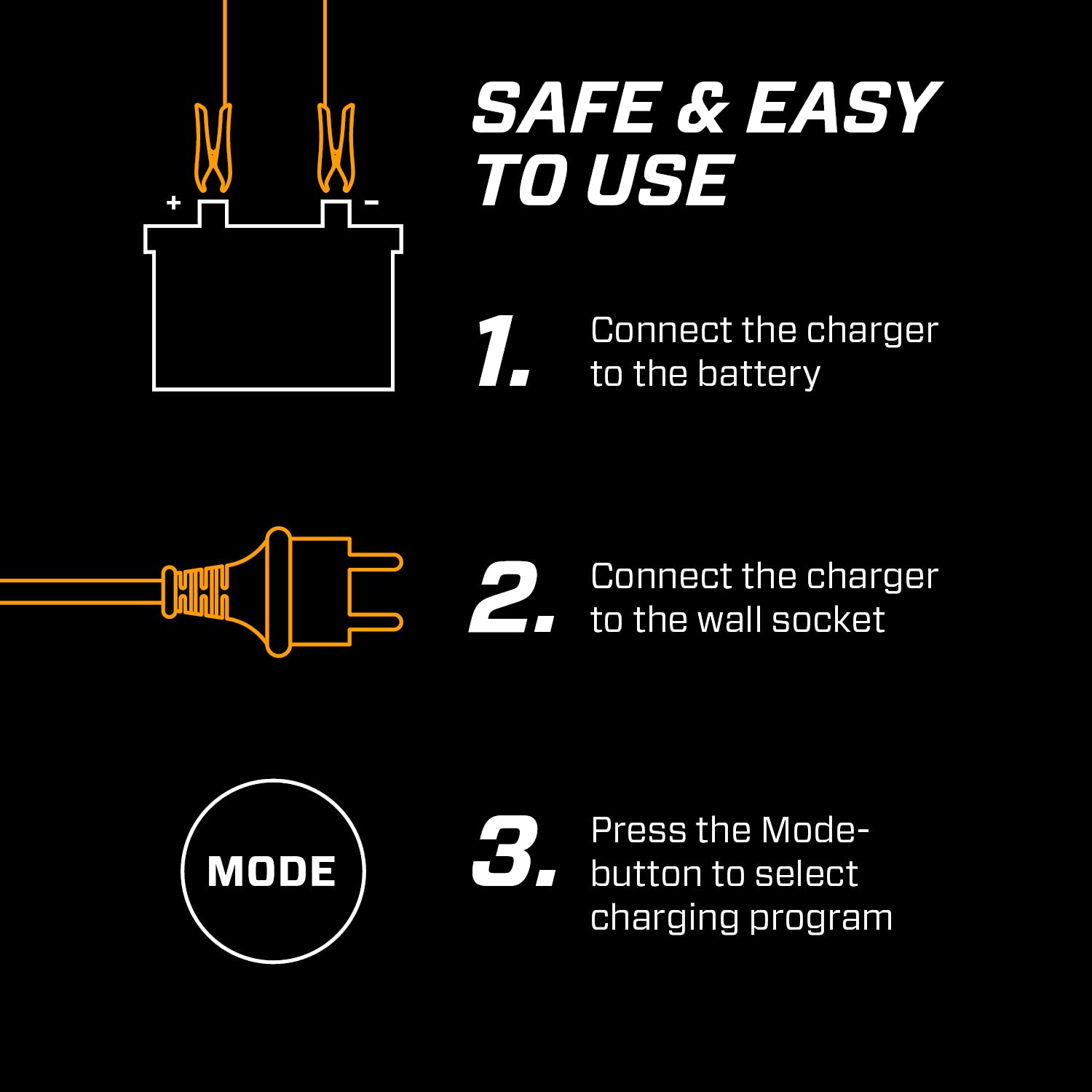 CTEK MXS 5.0 Fully Automatic 4.3A Battery Charger & Maintainer 12V - Multicolor, Model 40-206