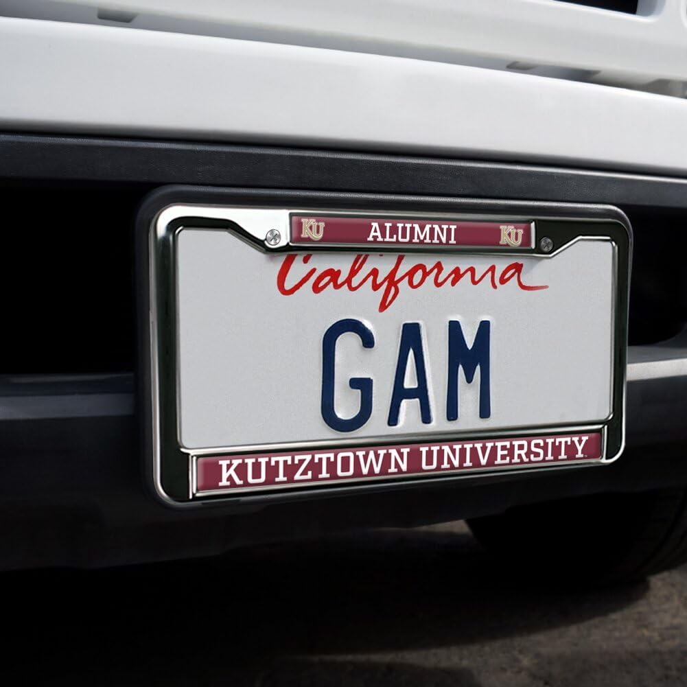 Kutztown University Alumni Full Size Standard License Plate Metal Frame