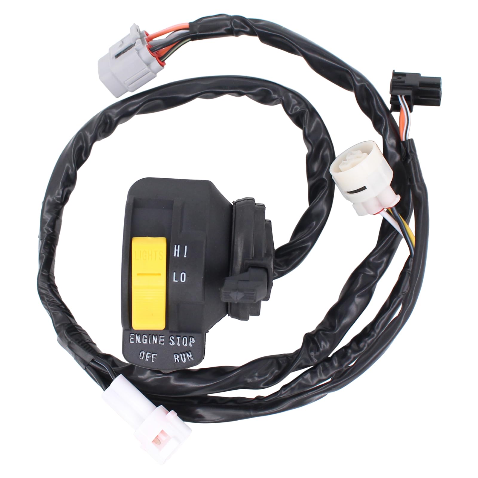 ApplianPar Handlebar Kill Switch for Suzuki LTZ 400, Arctic Cat 400 DVX, Kawasaki KFX 400 - Plastic, Onecolor, Model 37400-07G20