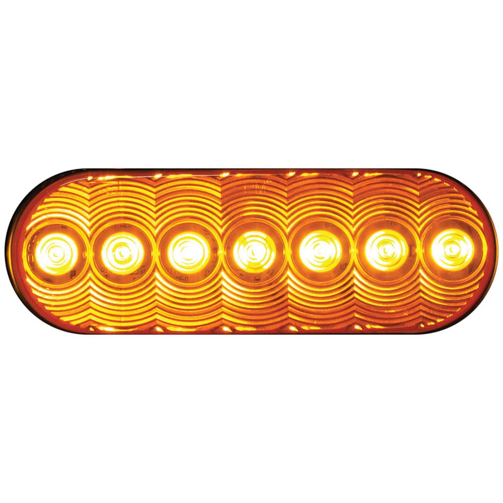 Peterson Mfg Peterson Manufacturing V821Ka-7 Led Groom Mount (Fp/T, Oval, 7 Diode,Pl3 Housing (6.5X2.25), 1 Pack