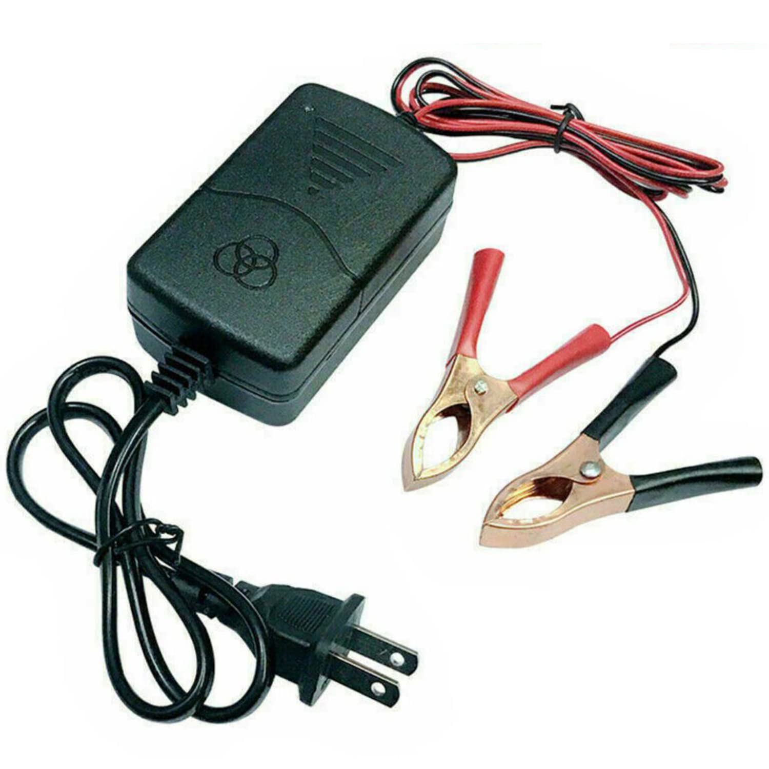 Car Battery Charger 12V Automatic Smart Battery Charger Maintainer Trickle Charger for Boats Motorcycles ATVs Riding Mowers & Ca