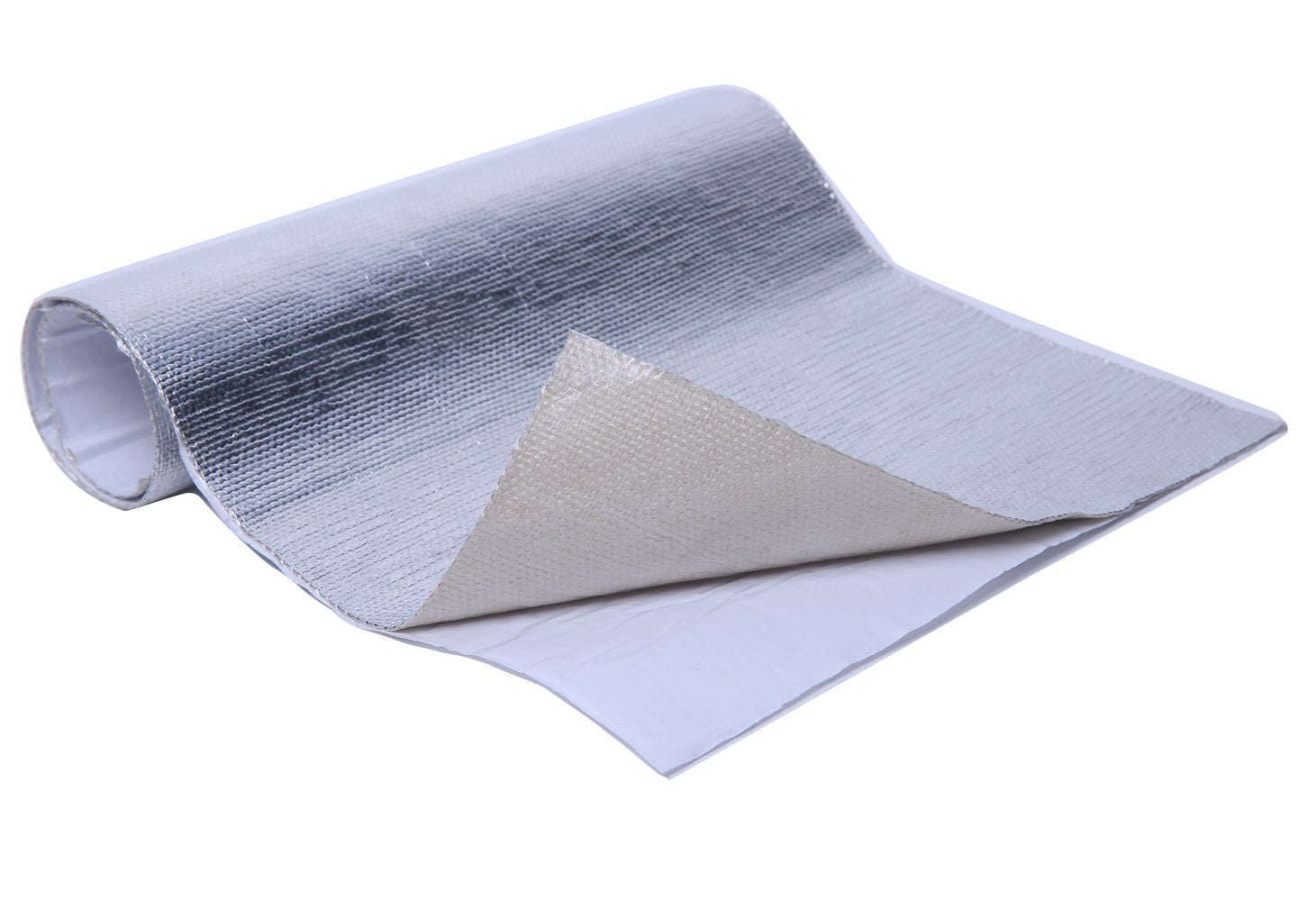 Wisauto Aluminized Heat Shield Thermal Barrier Adhesive Backed Heat Blanket (12'' X 24'')
