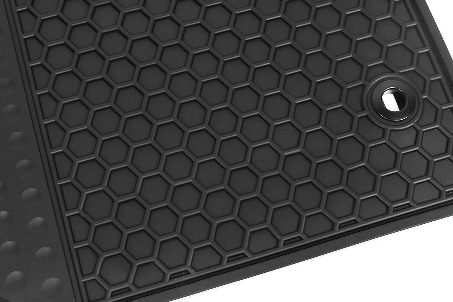 San Auto Car Floor Mats Custom Fit For Toyota Rav4 (No Hybrid) 2019 2020 2021 2022 2023 2024 2025 Full Black Rubber Auto Liners